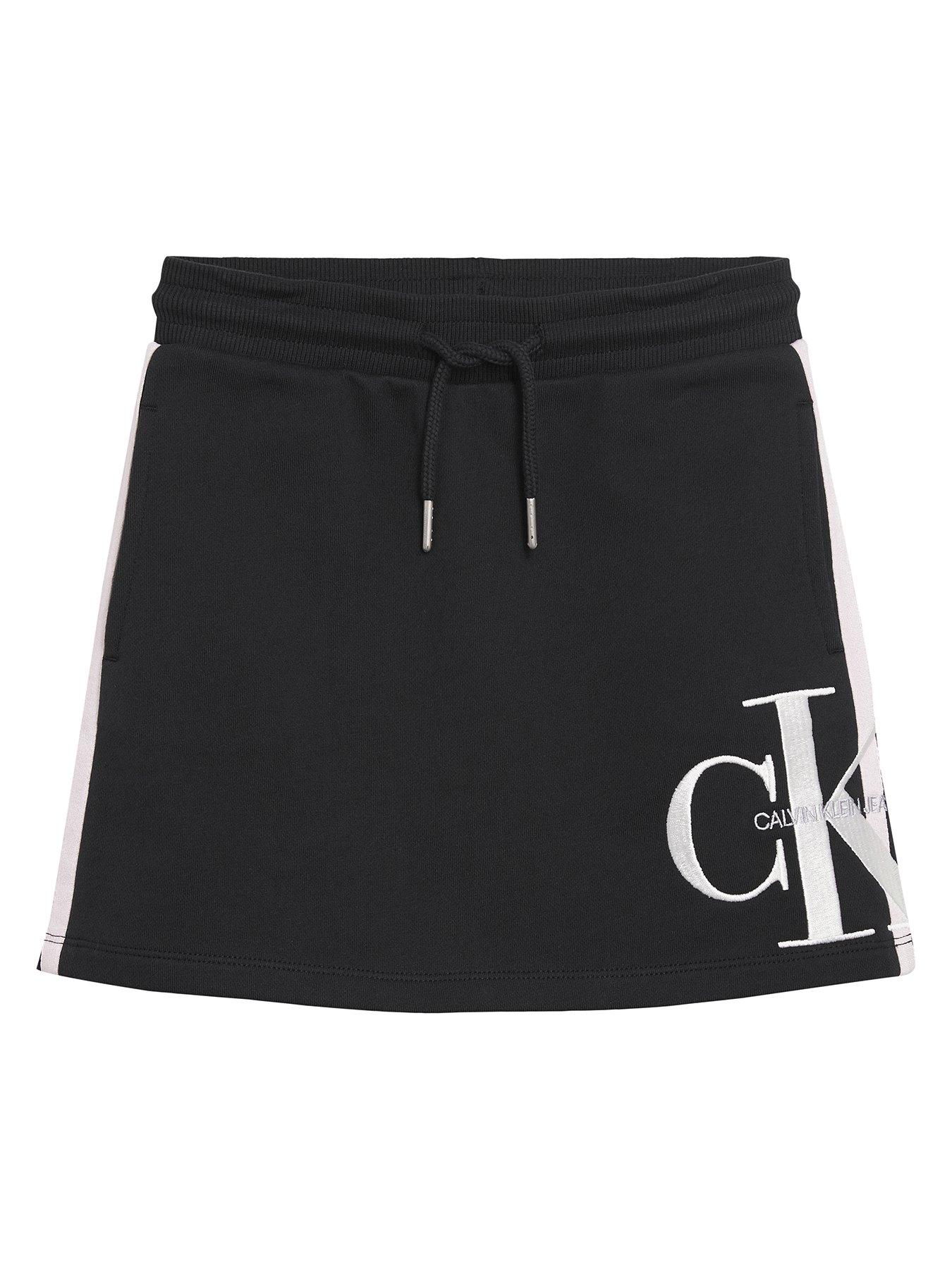 Calvin Klein Jeans Girls Monogram Sweat Skirt review