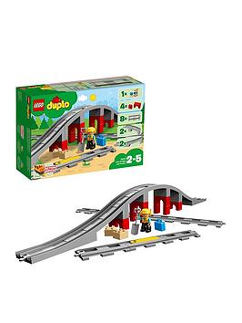 Lego Duplo 10872 Town Train Bridge And Tracks With Sound Action Brick