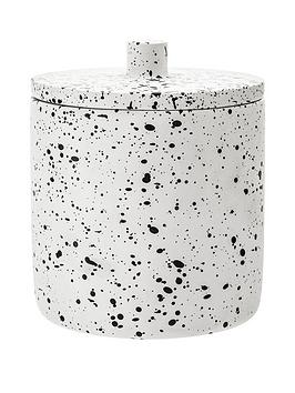 Product photograph of Premier Housewares Gozo Concrete Cotton Jar from very.co.uk