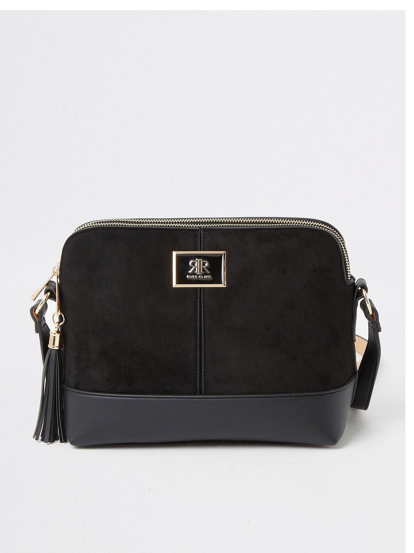 black kettle zip cross body bag