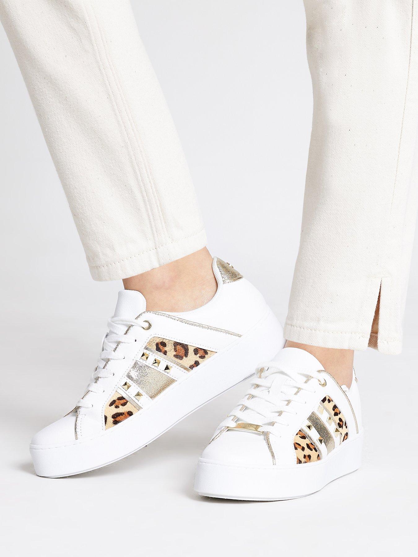 river island animal print trainers