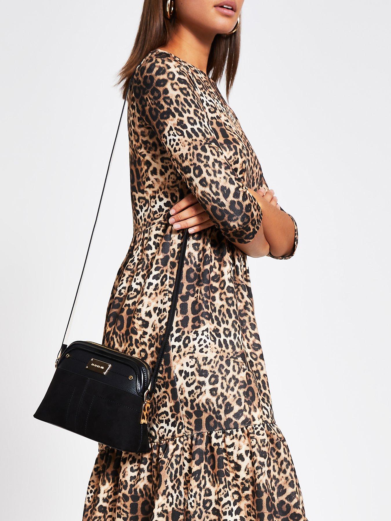 black kettle zip cross body bag