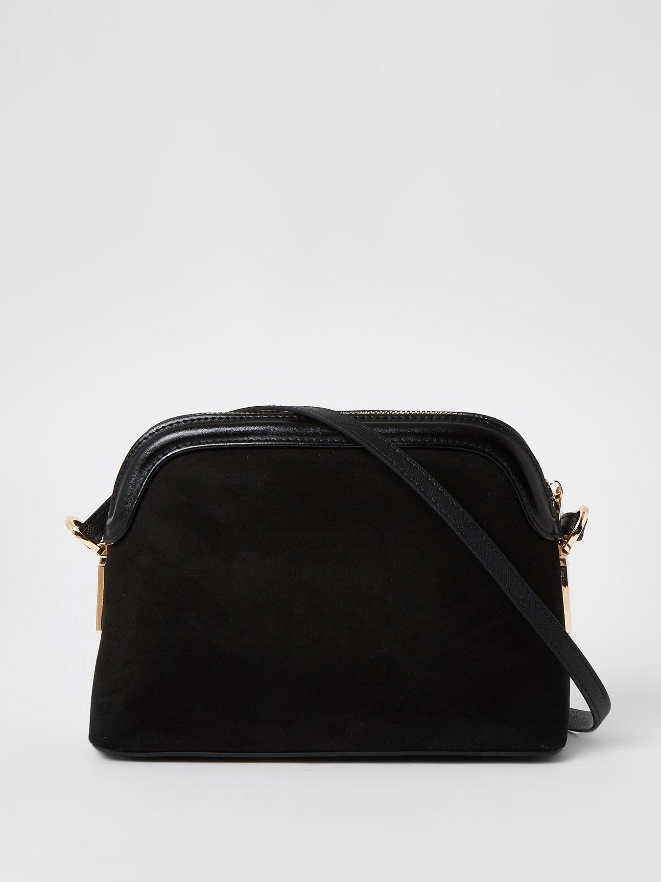 black kettle zip cross body bag