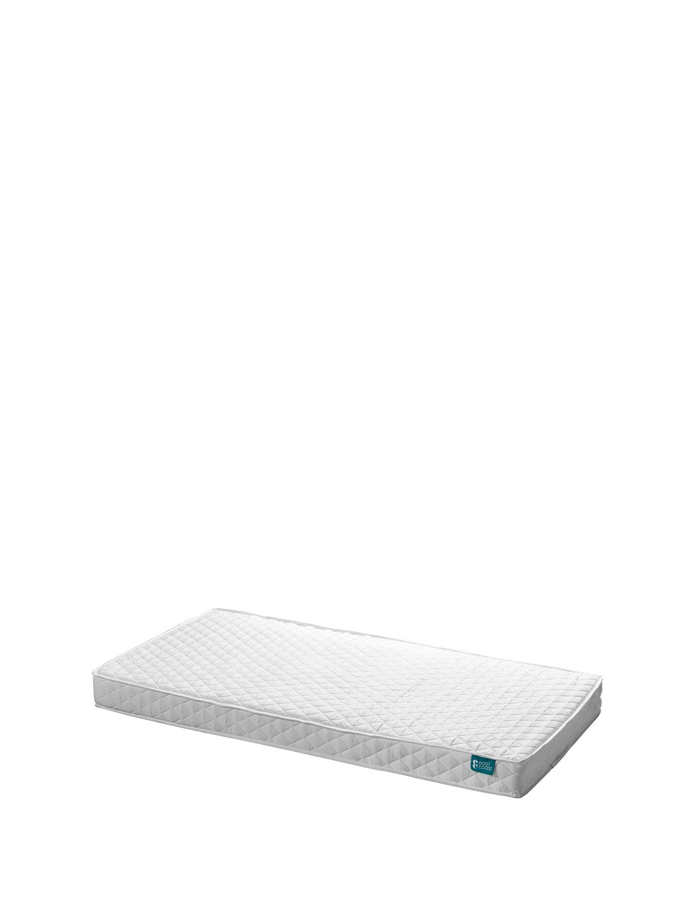 east coast pocket sprung cot bed mattress