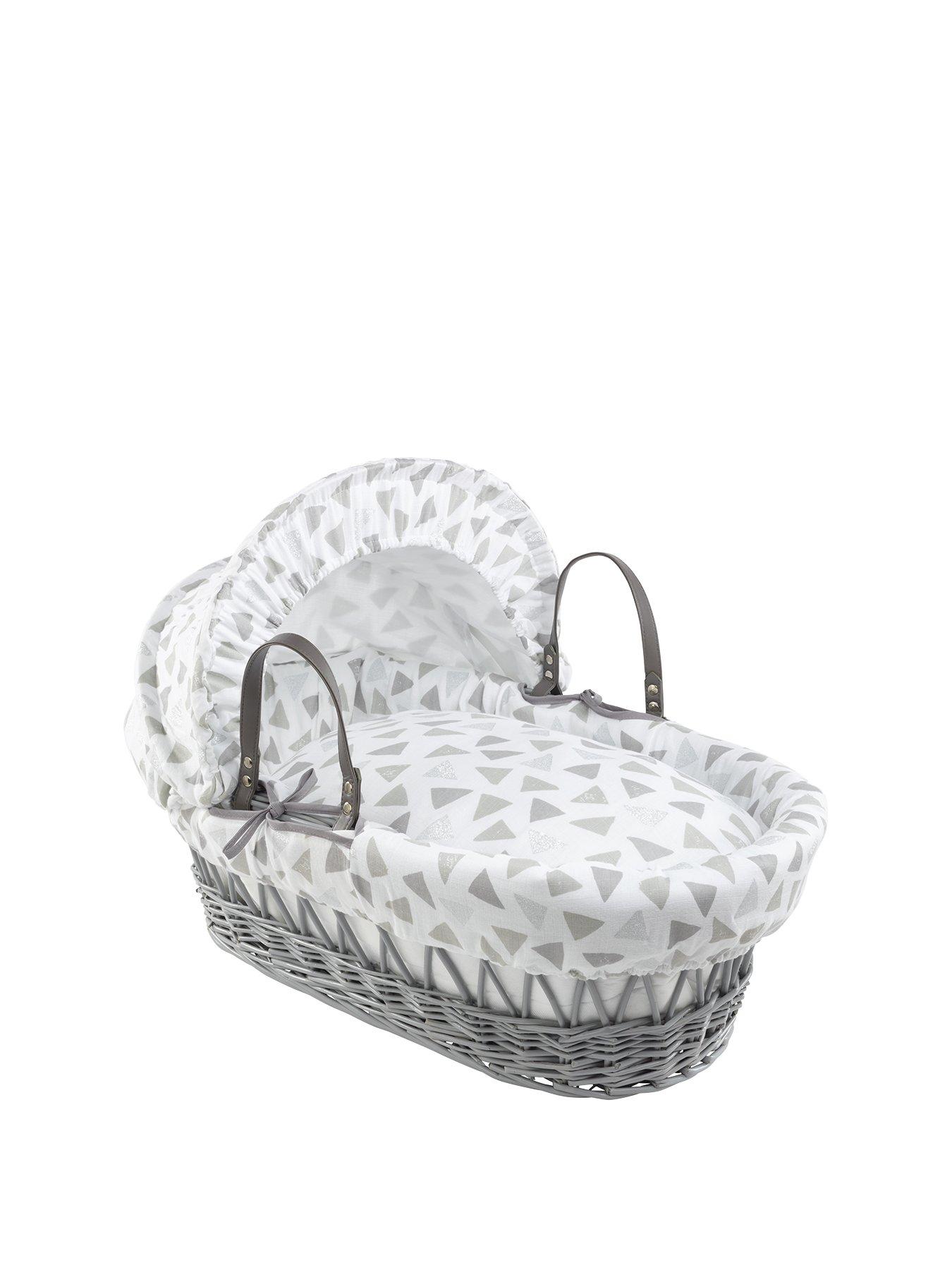 Clair De Lune Sparkling Muslin Wicker Moses Basket review