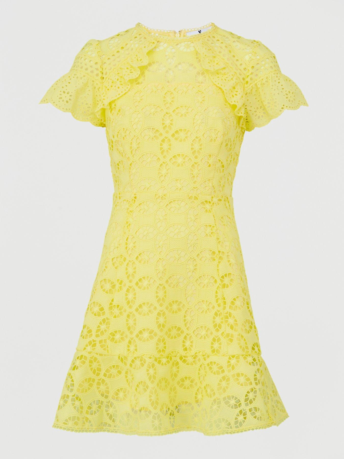 yellow skater dress uk