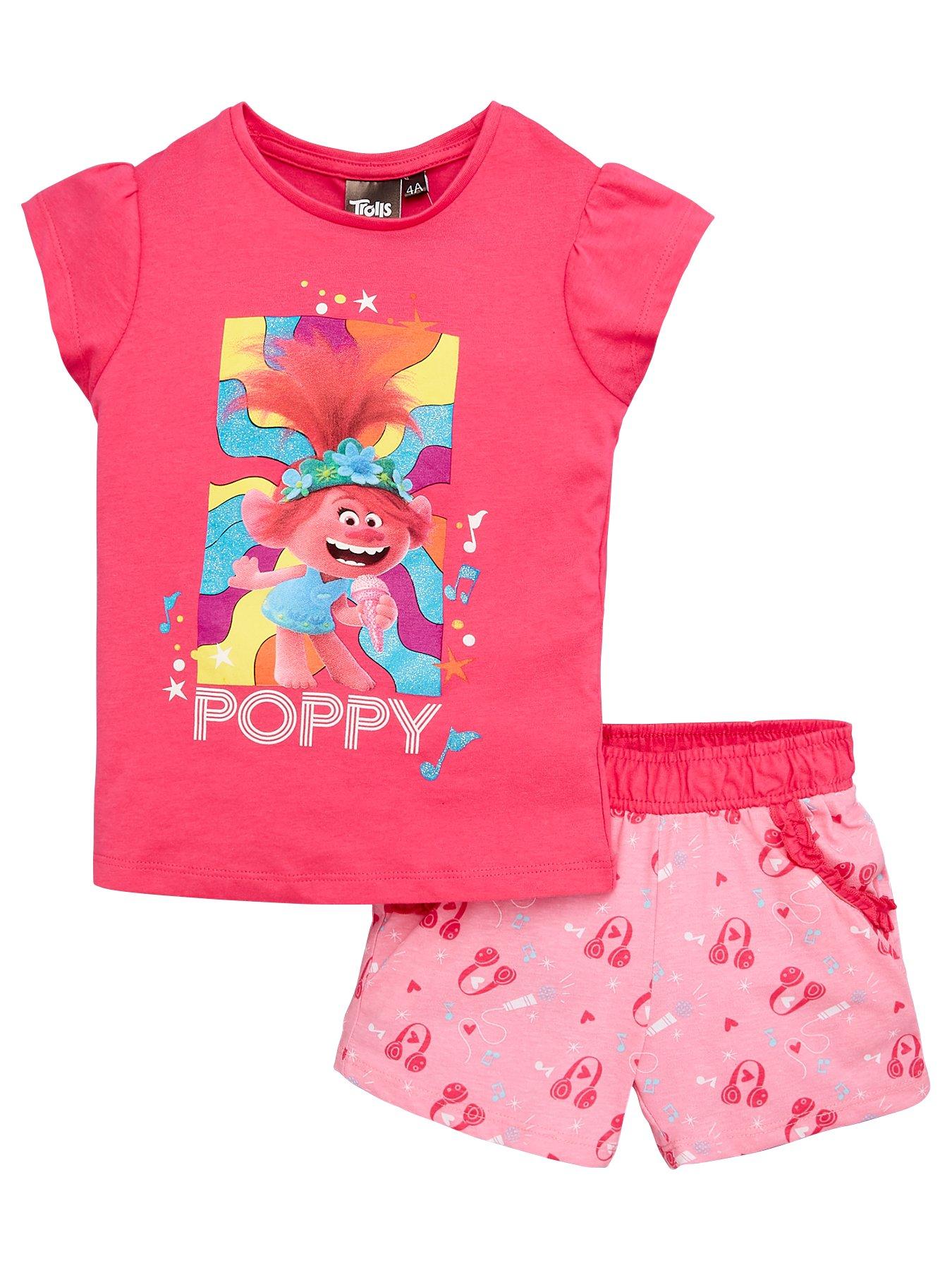 Dreamworks Trolls Trolls Girls Poppy Shortie Pjs review