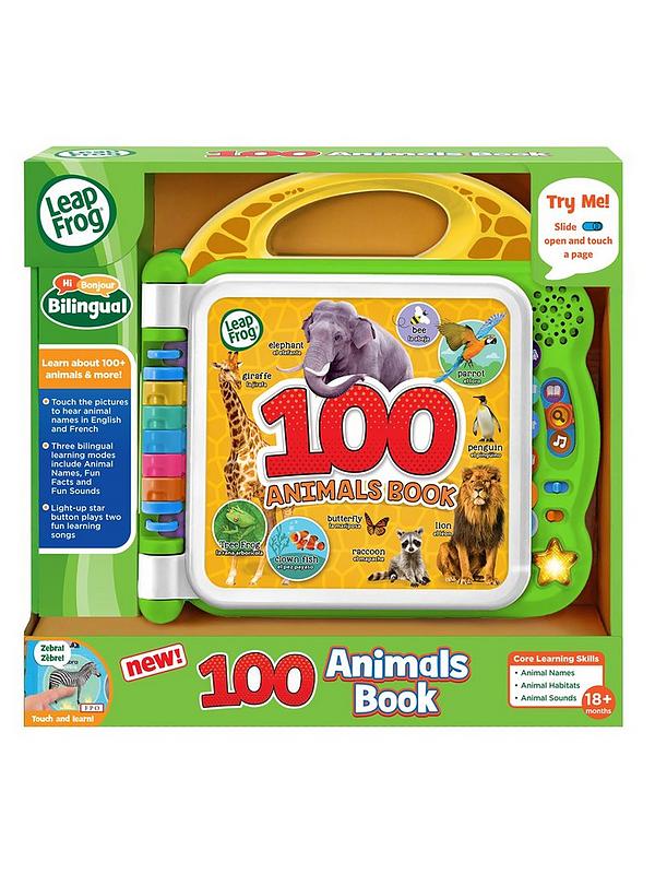 Image 2 of 2 of LeapFrog 100 Words Animal Book