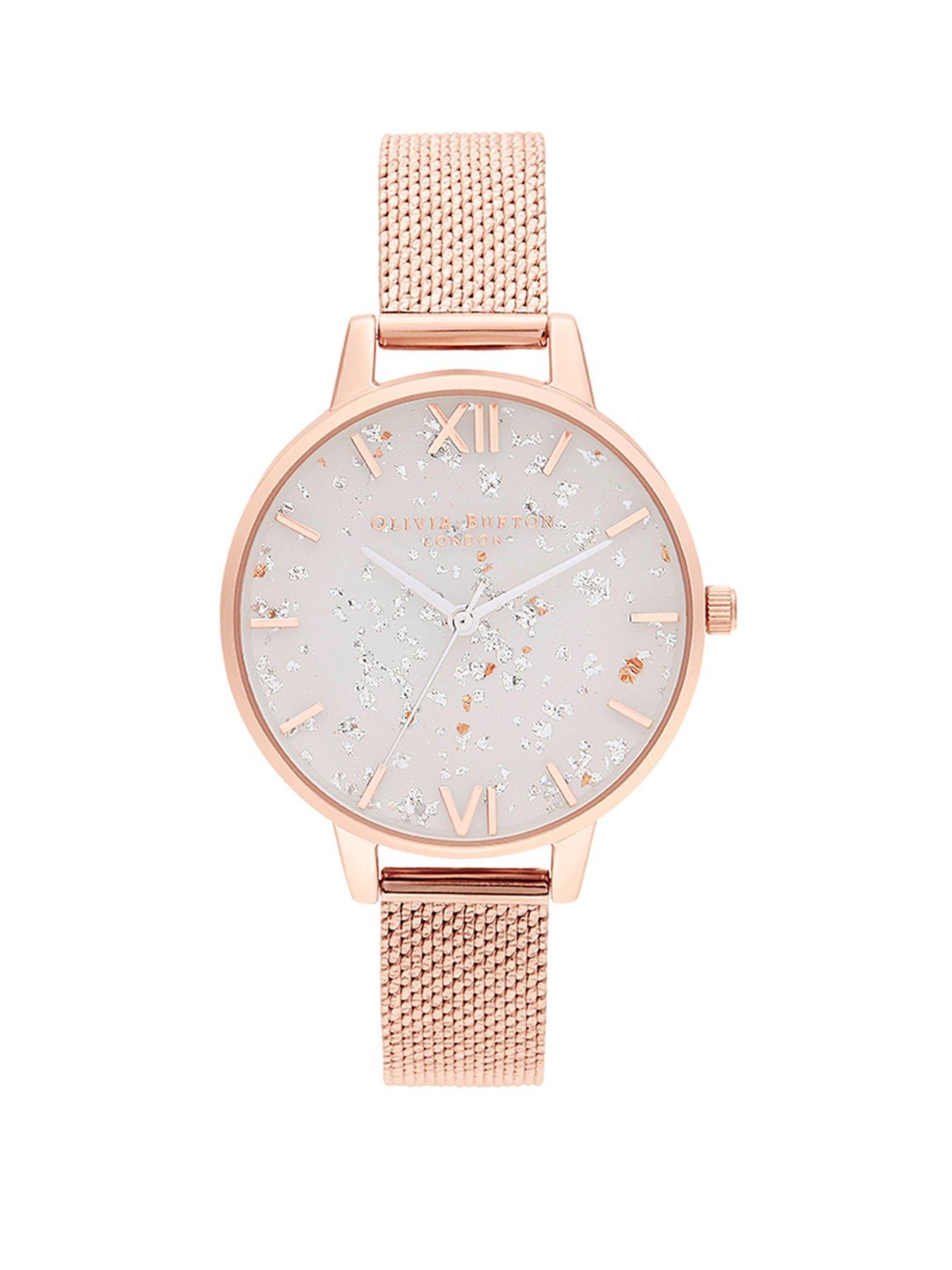 Olivia Burton Olivia Burton Rose Gold Boucl Mesh Watch review