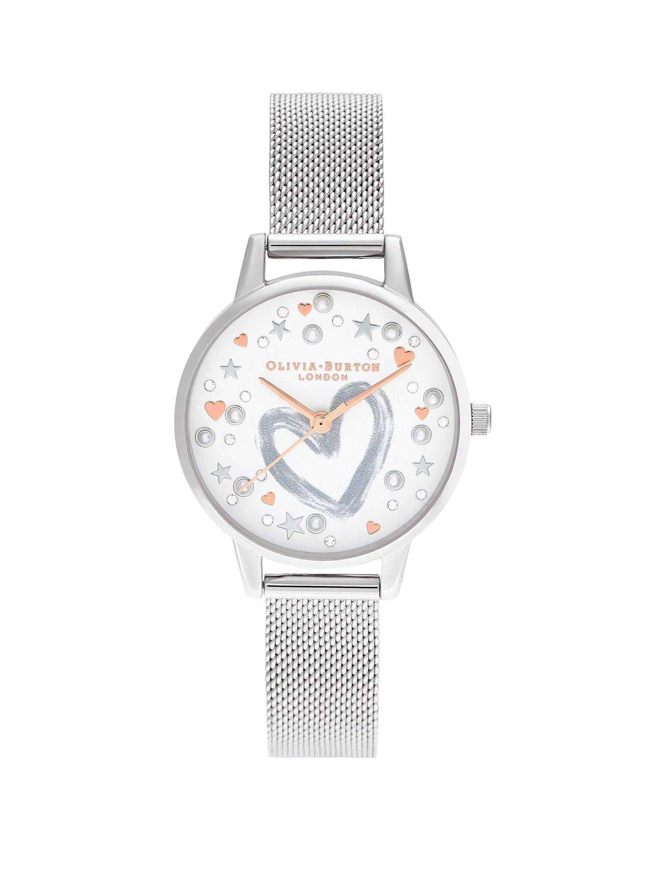 Olivia Burton Olivia Burton Rose Gold And Silver Mesh Watch review