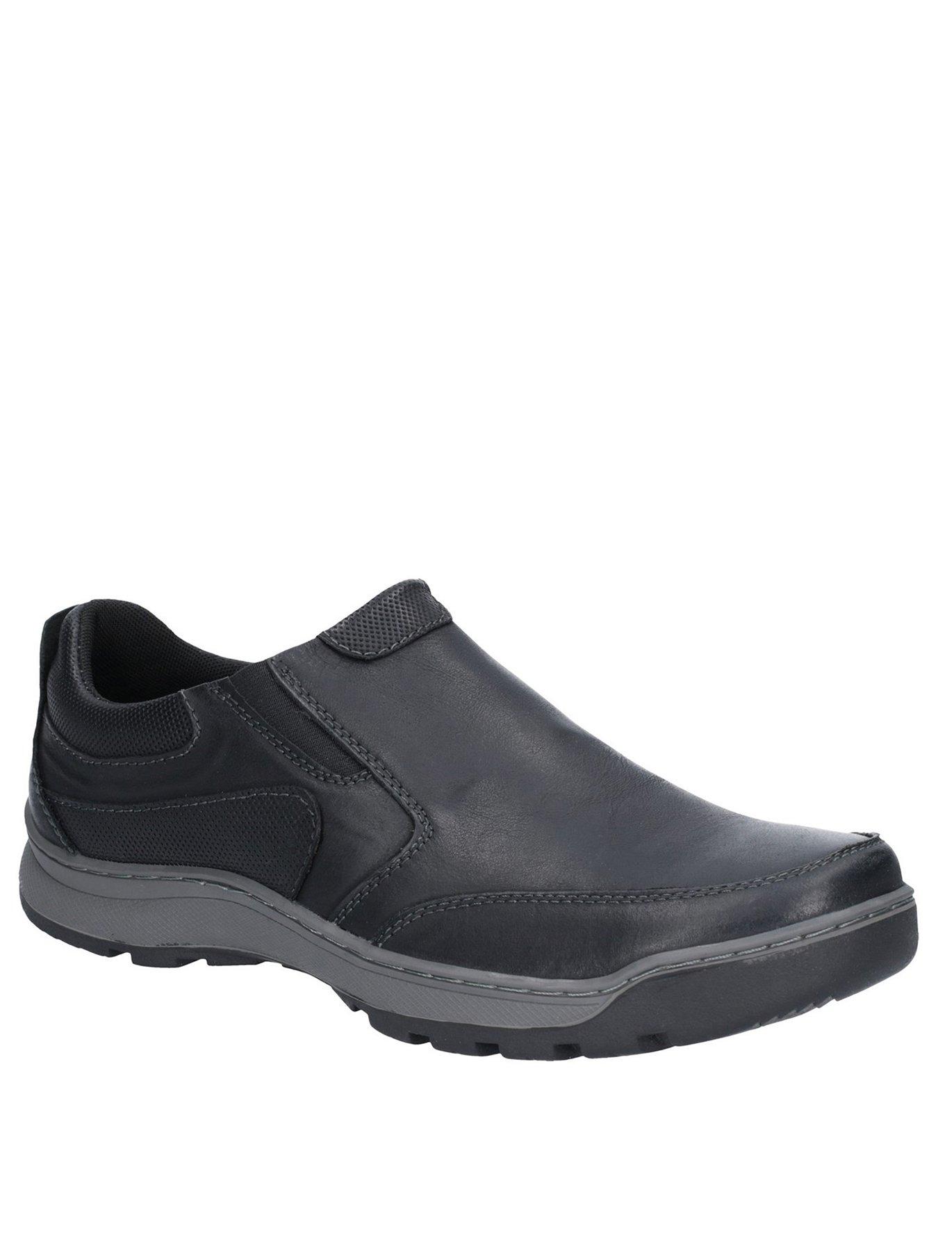 Hush Puppies Jasper Casual Slip On Shoes - Black | very.co.uk