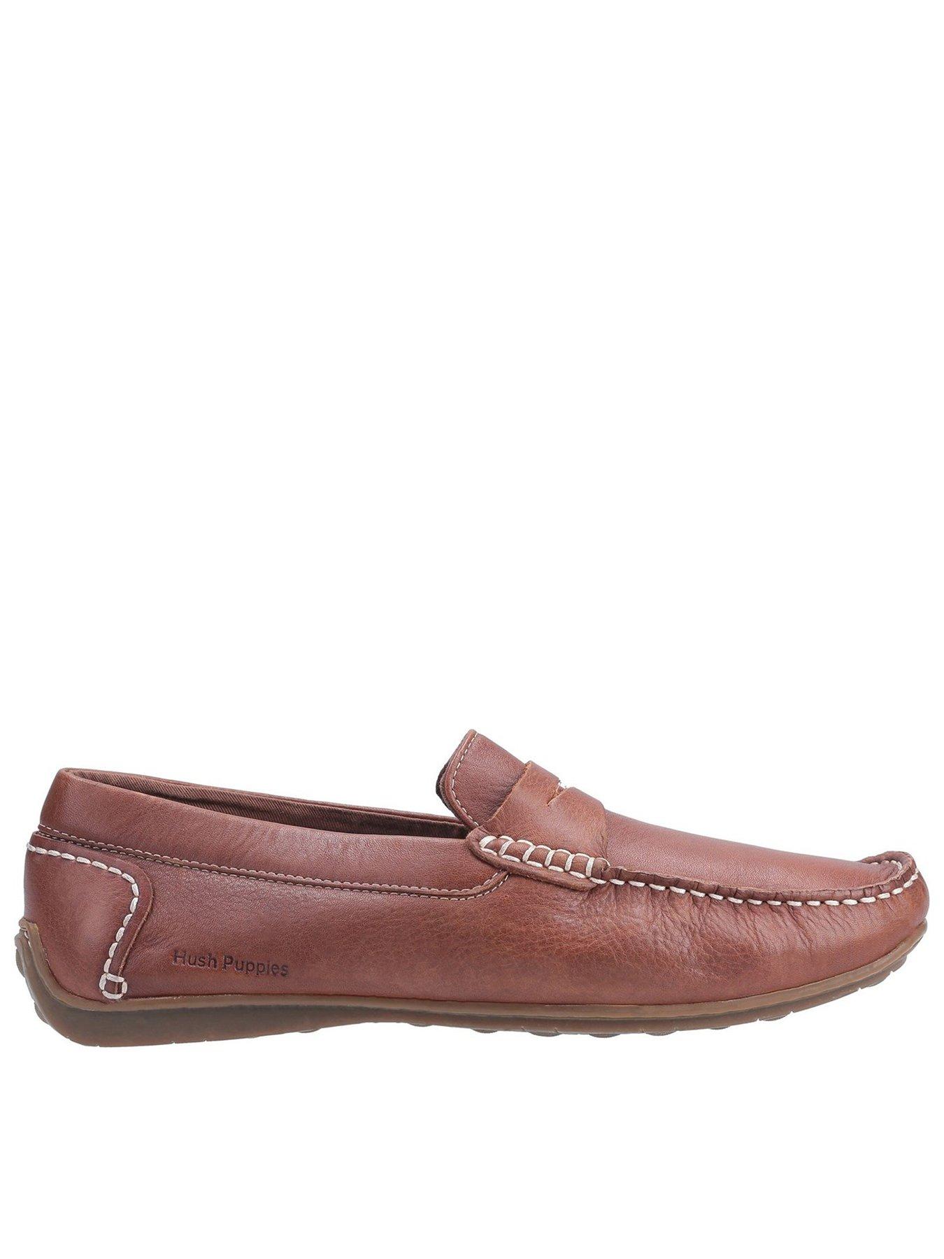 Image 1 of 4 of Hush Puppies Roscoe Loafers - Chestnut