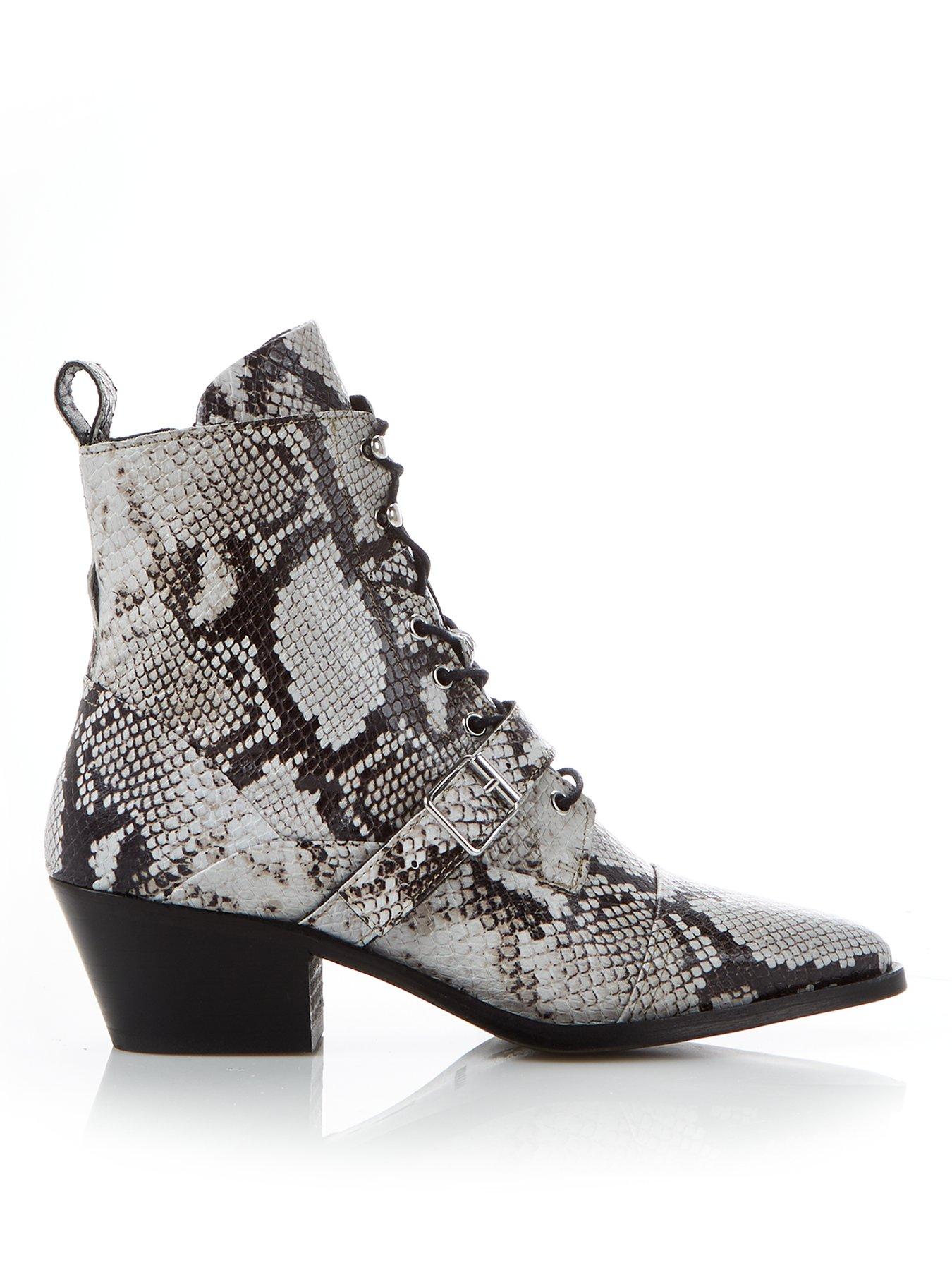 all saints katy snake boots