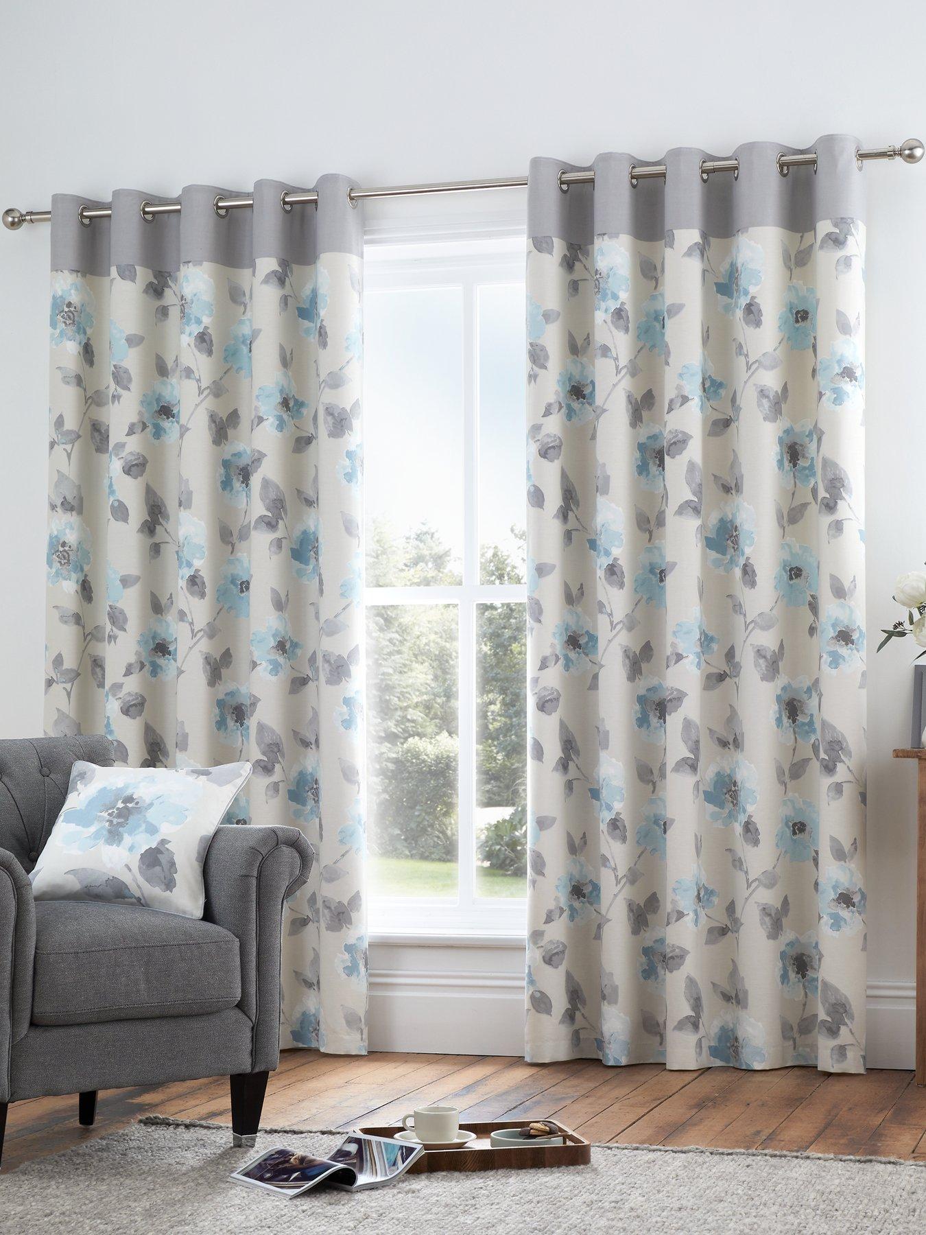 Fusion Adriana Lined Eyelet Curtains Very Co Uk