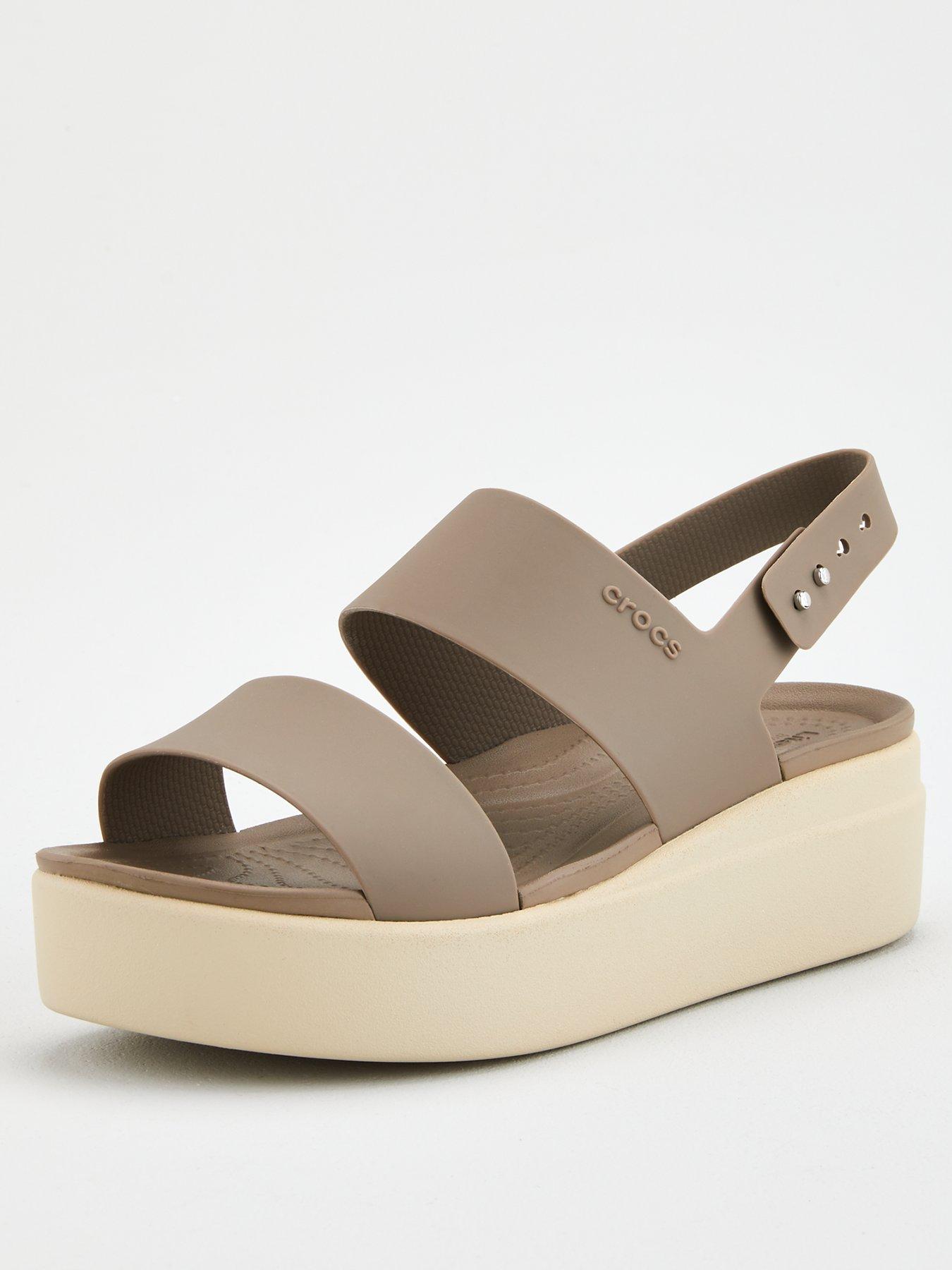 crocs wedge sandals