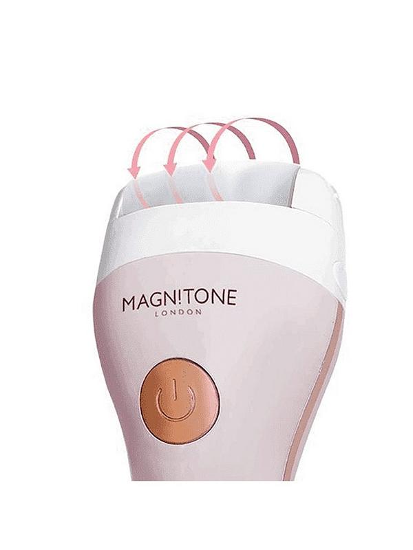 Image 3 of 3 of Magnitone London Well Heeled 2 Express Pedi System Pink with Micro Crystal Roller and Extra Buff Roller Head