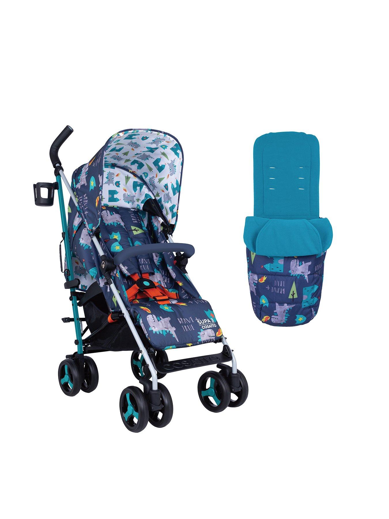 Cosatto Supa 3 Stroller with footmuff (0-25kg) - Dragon Kingdom