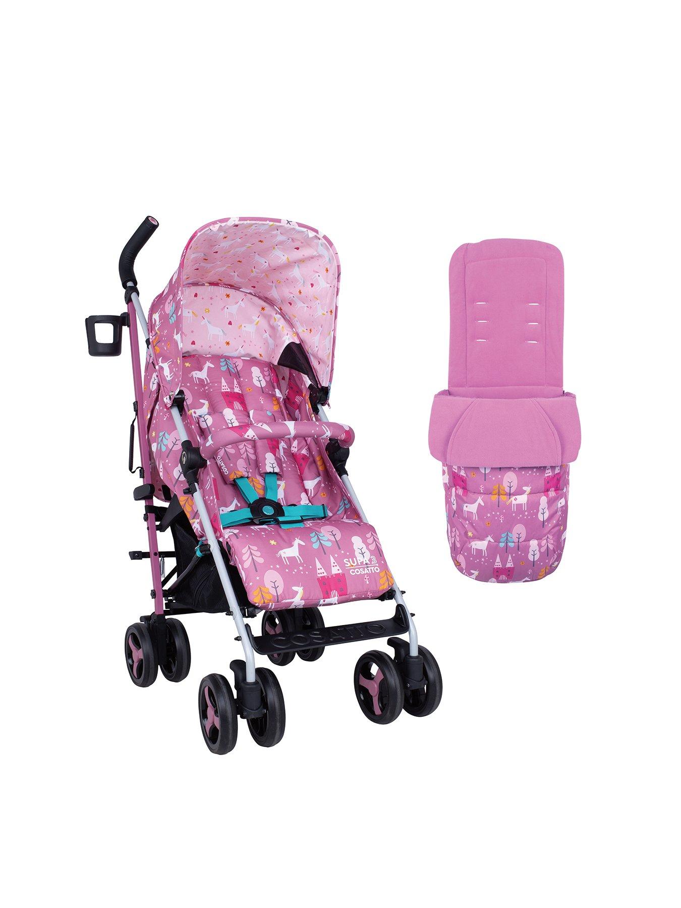 pink unicorn stroller