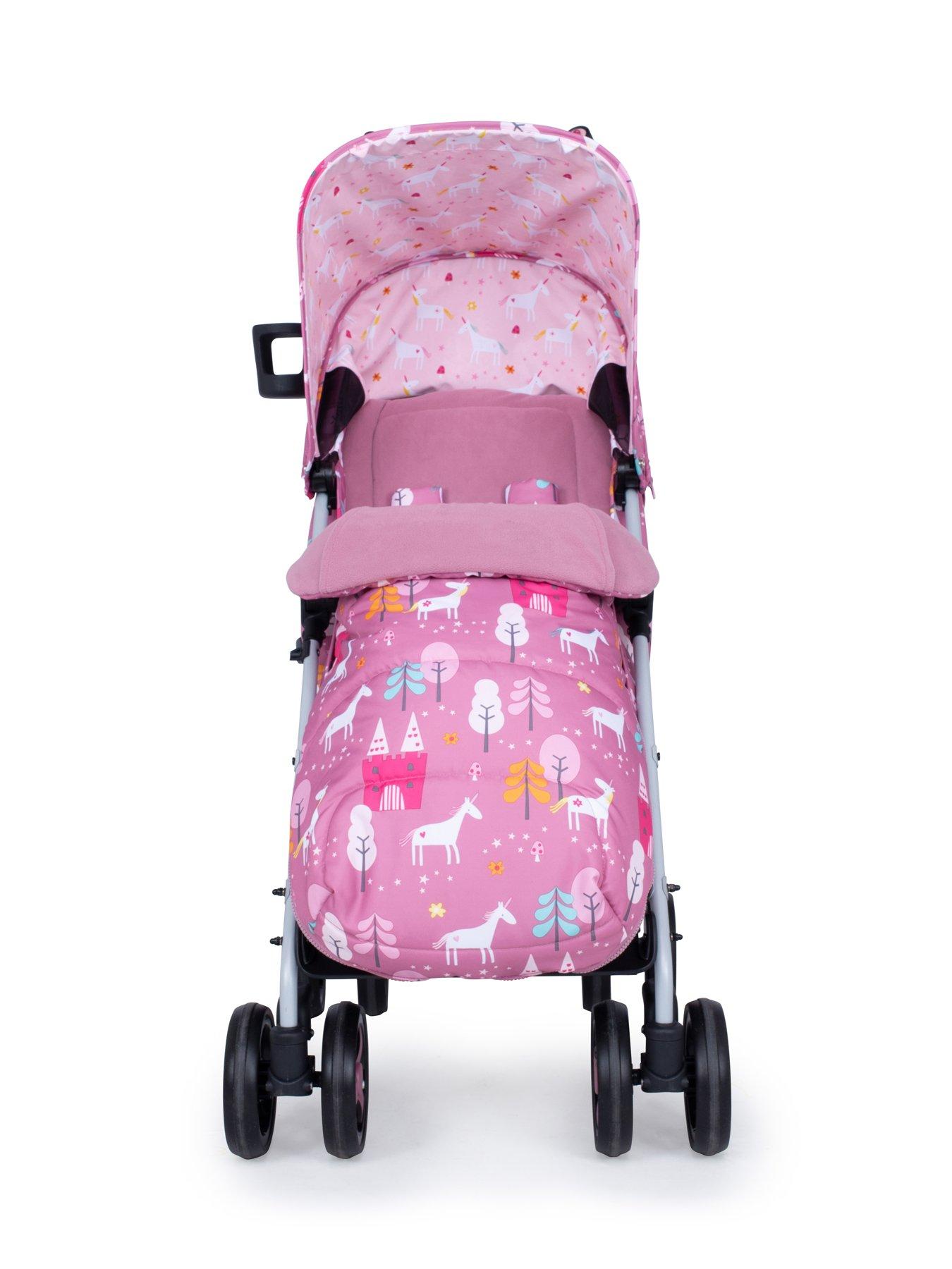 Image 5 of 8 of Cosatto Supa 3 Stroller with footmuff (0-25kg) - Unicorn Land