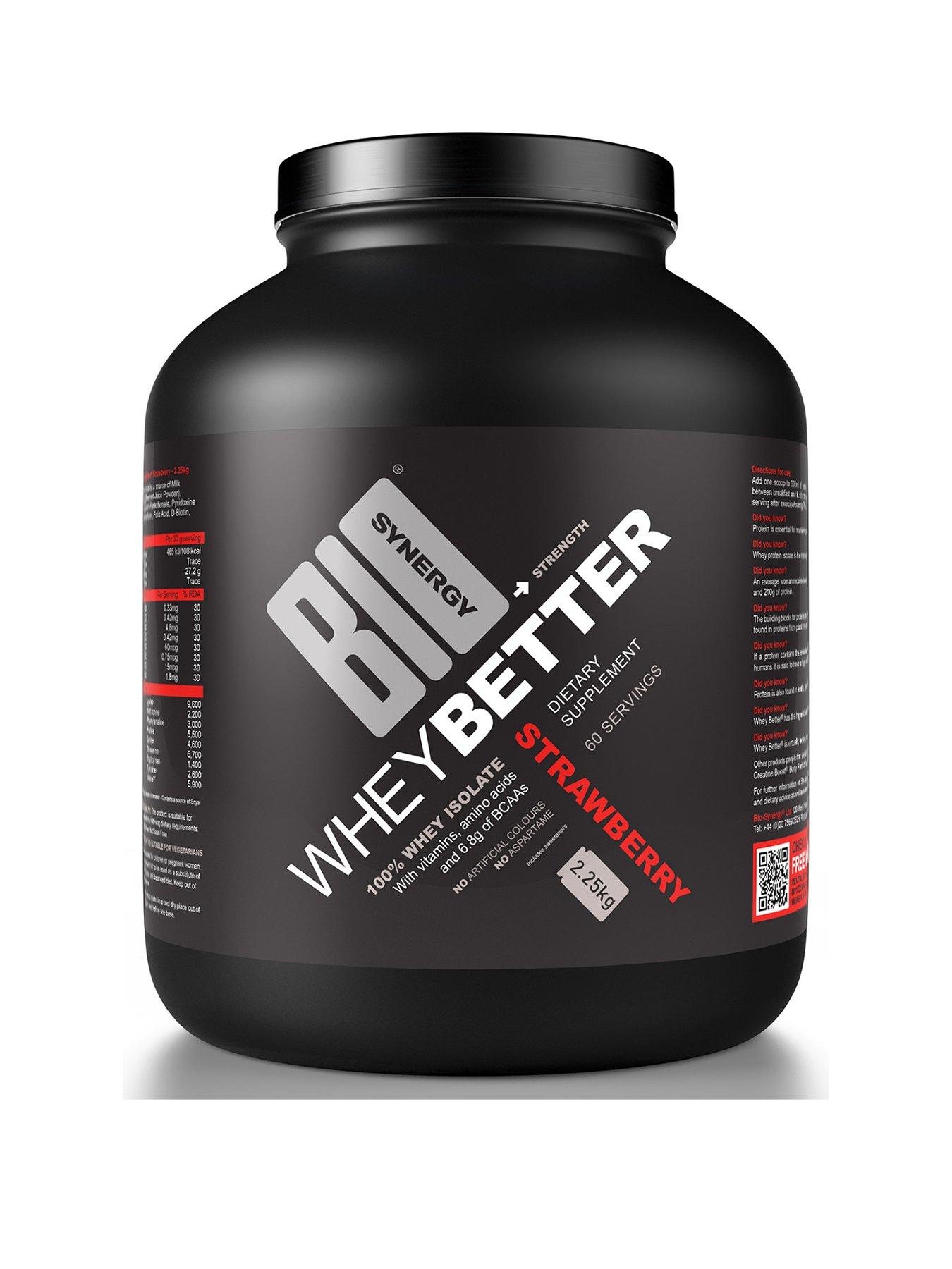 Image 1 of 5 of Bio Synergy Whey Better Protein Powder (Strawberry) - 2250&nbsp;grams