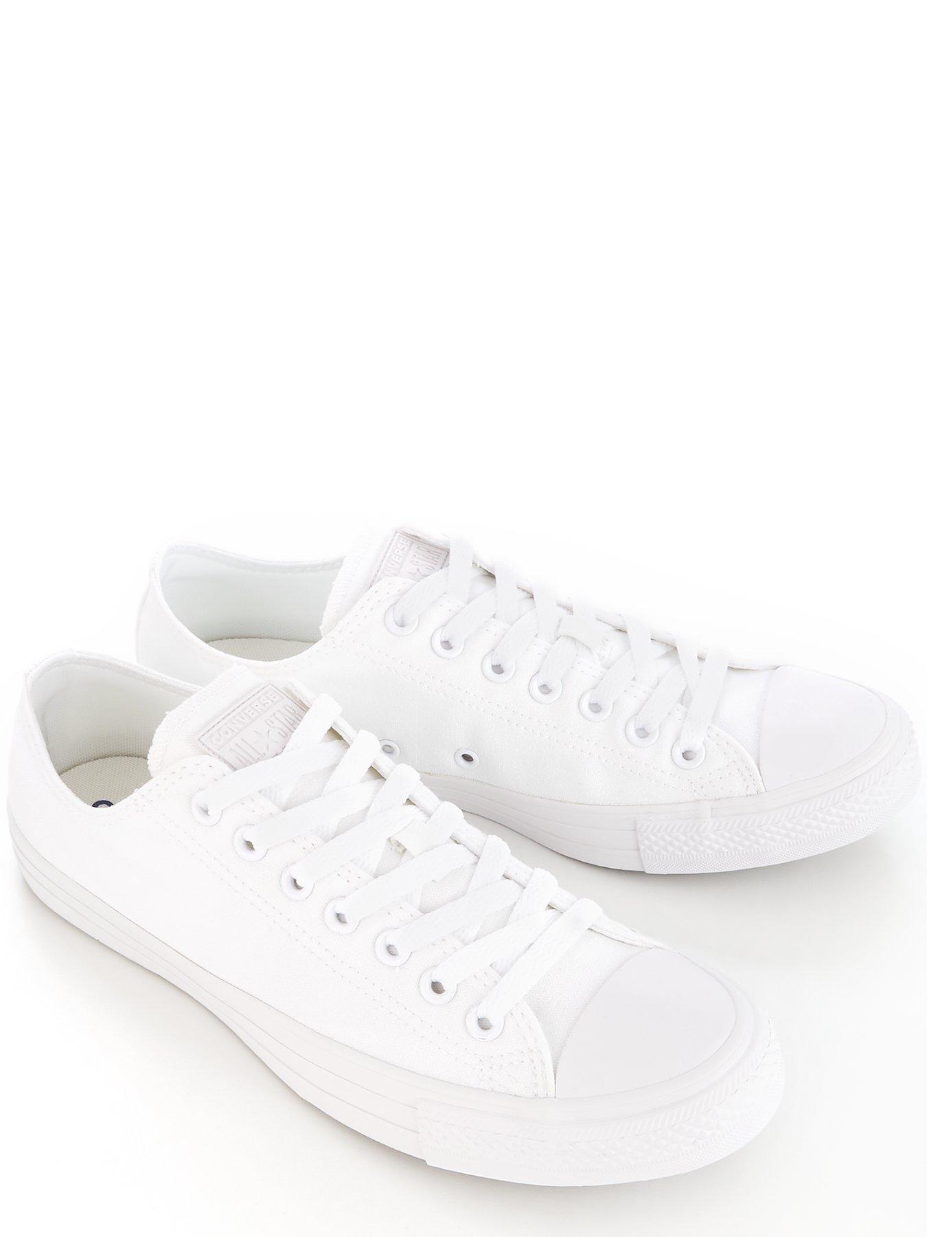 Converse Chuck Taylor All Star Ox - White | very.co.uk