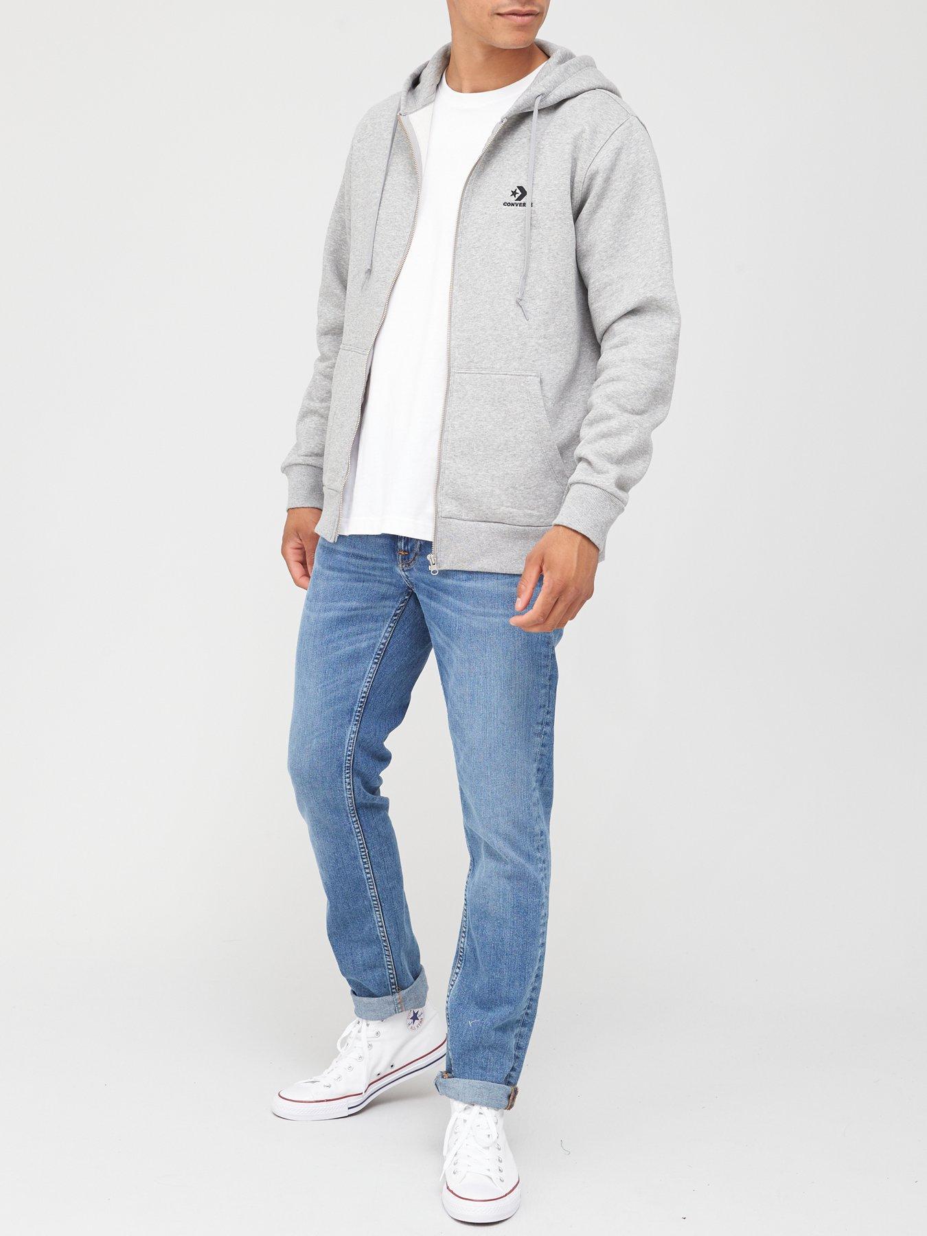 Converse star chevron full zip hoodie cheap