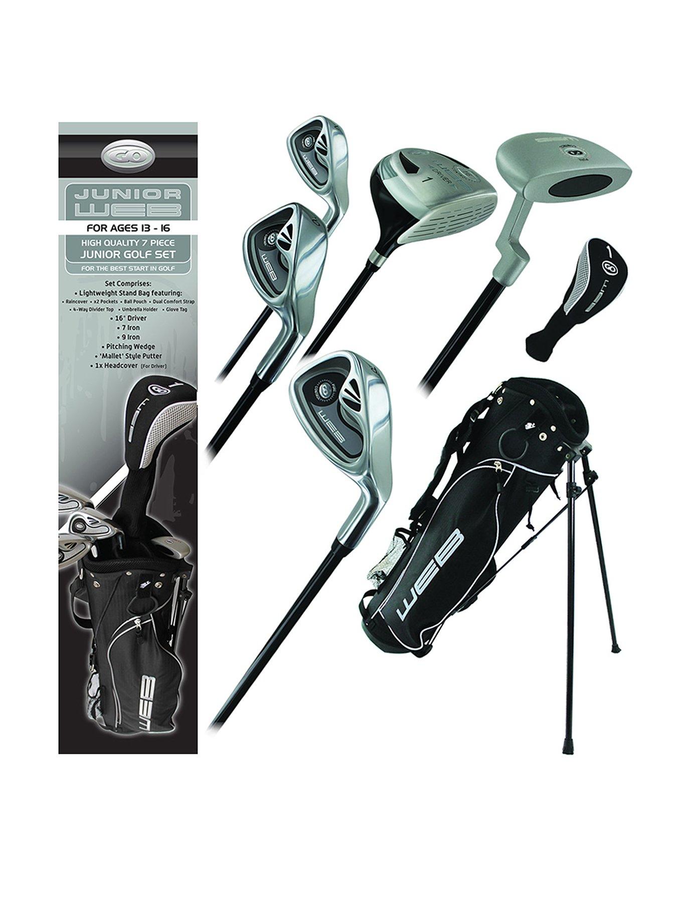 Go Golf GO Junior  Golf Box Set Charcoal Ages 1316 very.co.uk