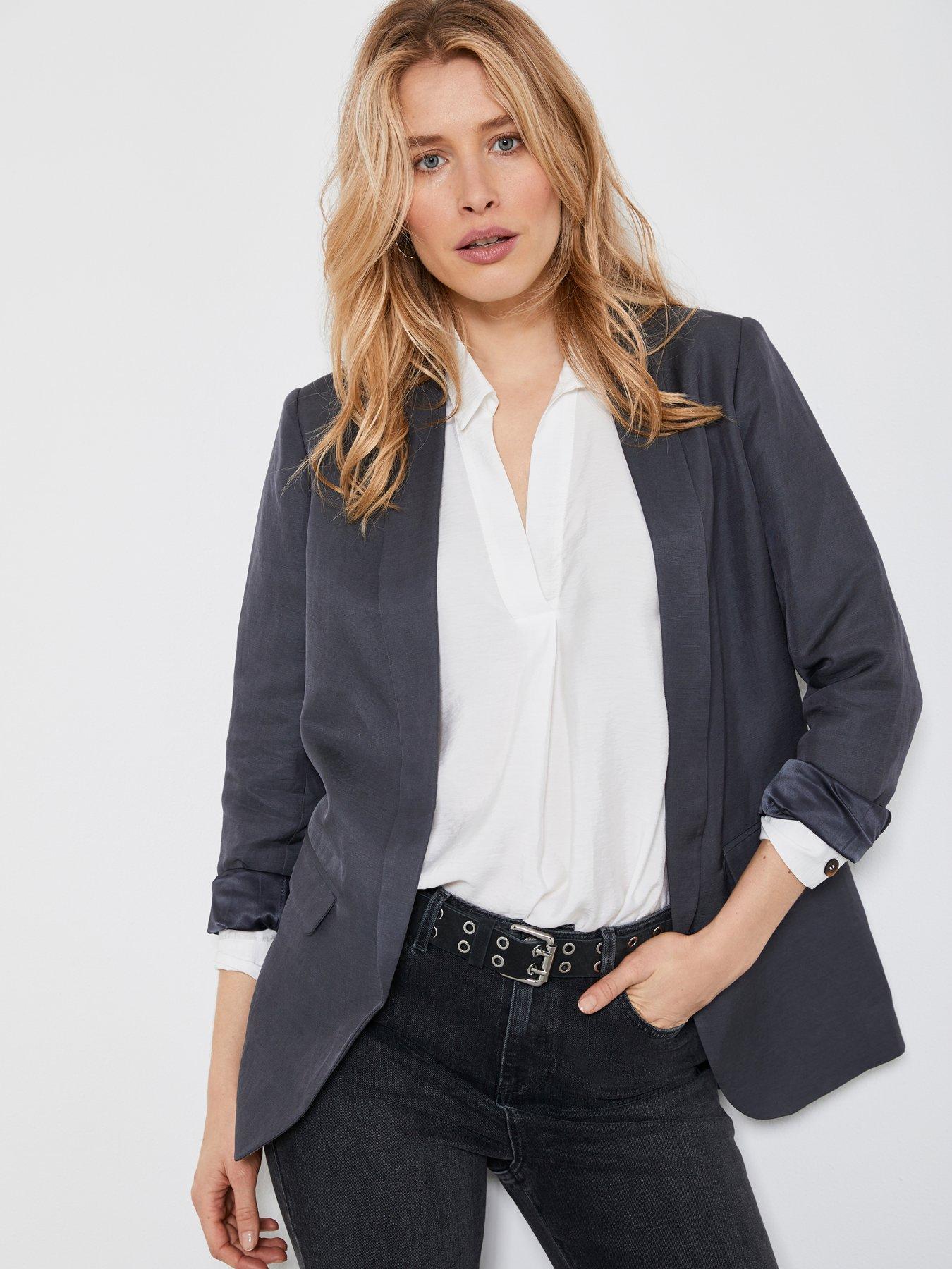 next grey blazer womens