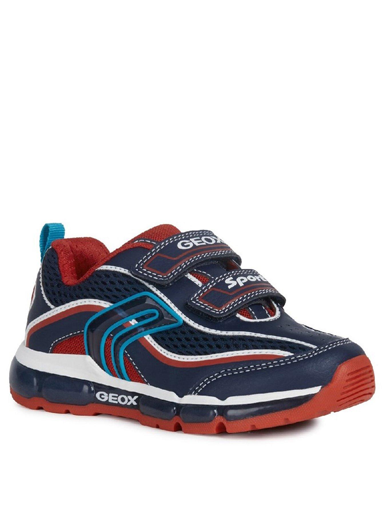 geox red trainers