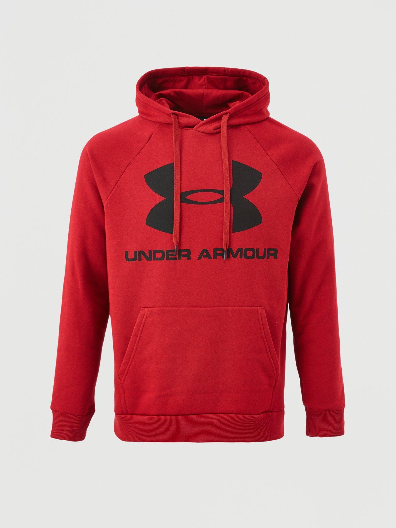 burgundy under armour hoodie