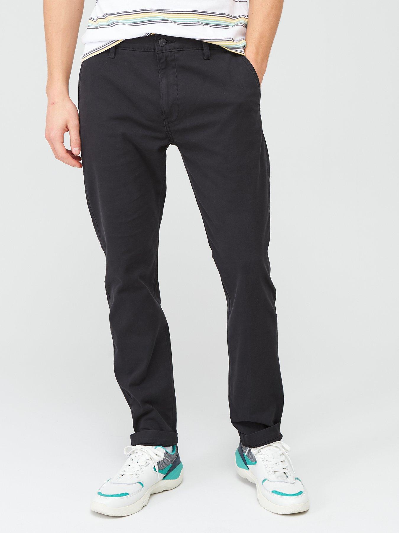 Levi's Standard Taper Fit Chinos - Mineral Black | Very.co.uk