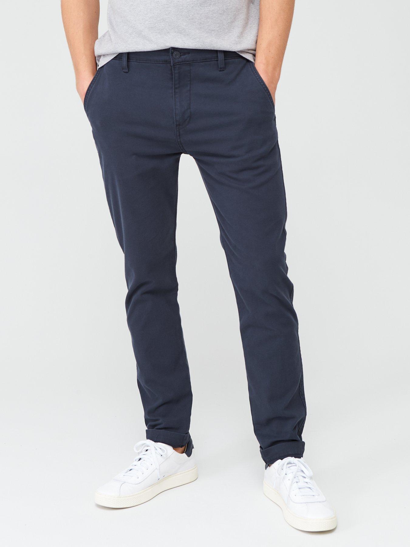 undefined Slim Taper Fit Chinos - Baltic Navy