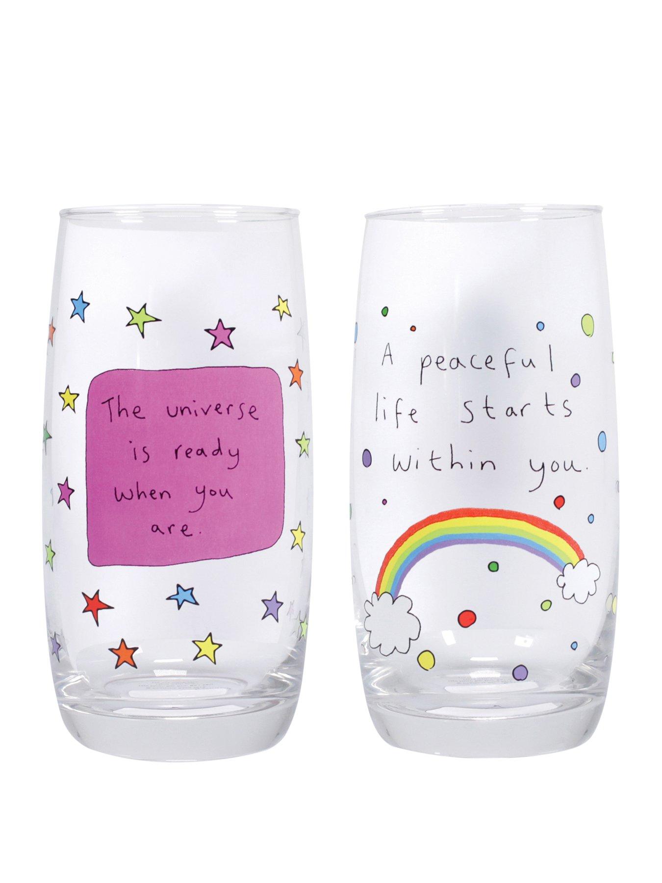 Charlotte Reed May The Thoughts Be With You Glasses Set Of 2 review