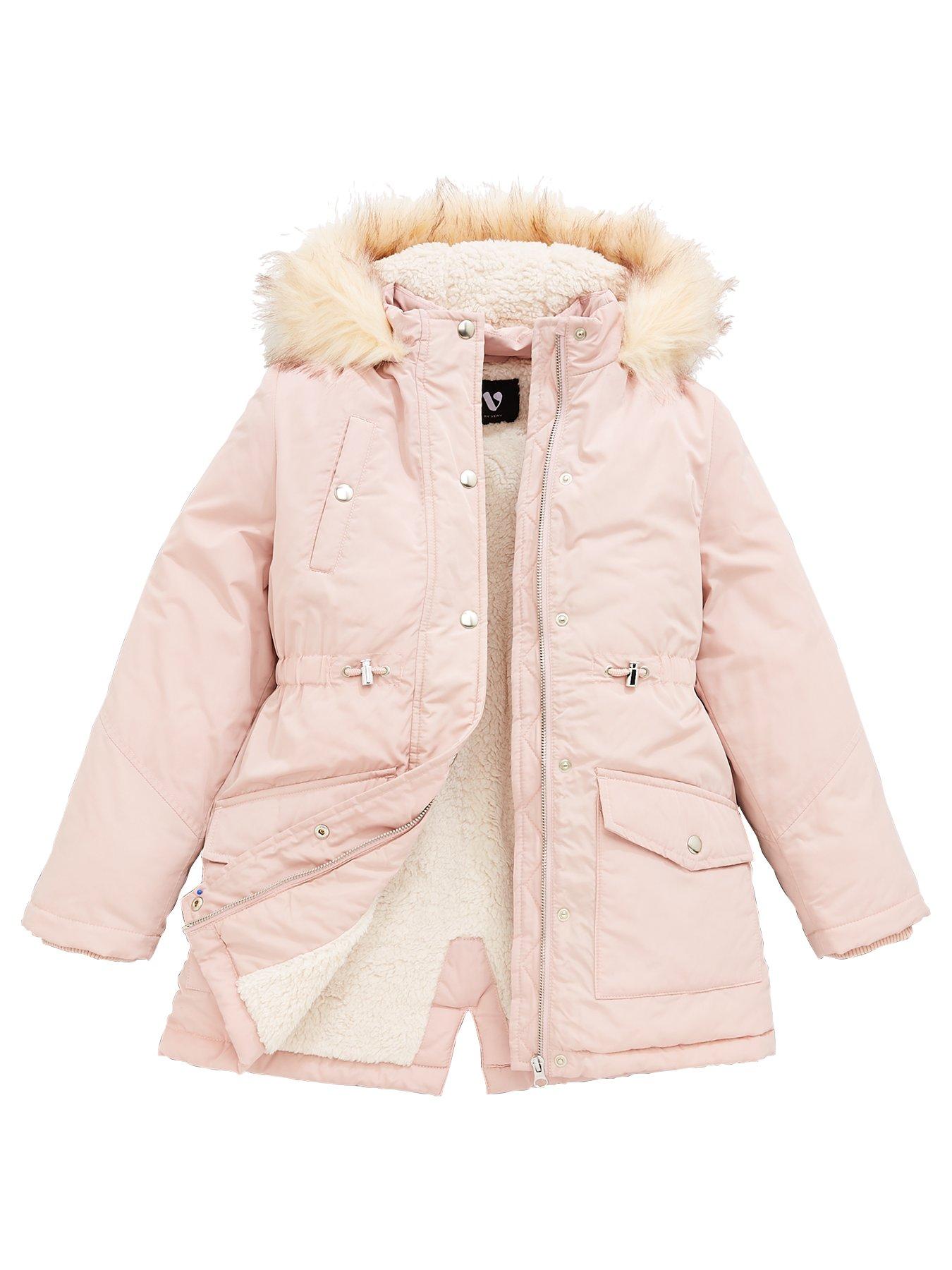 girls shower proof coat