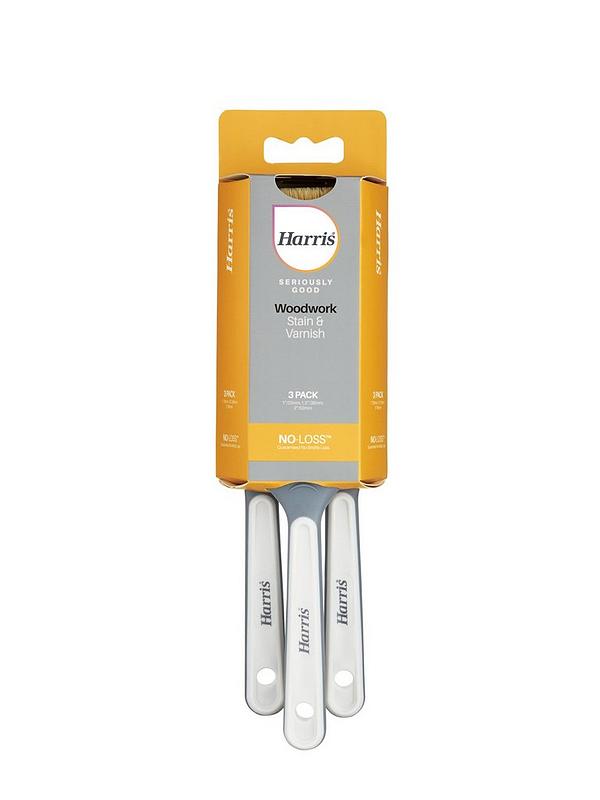 Harris Seriously Good Woodwork Stain /& Varnish Paint Brushes Various Sizes Packs