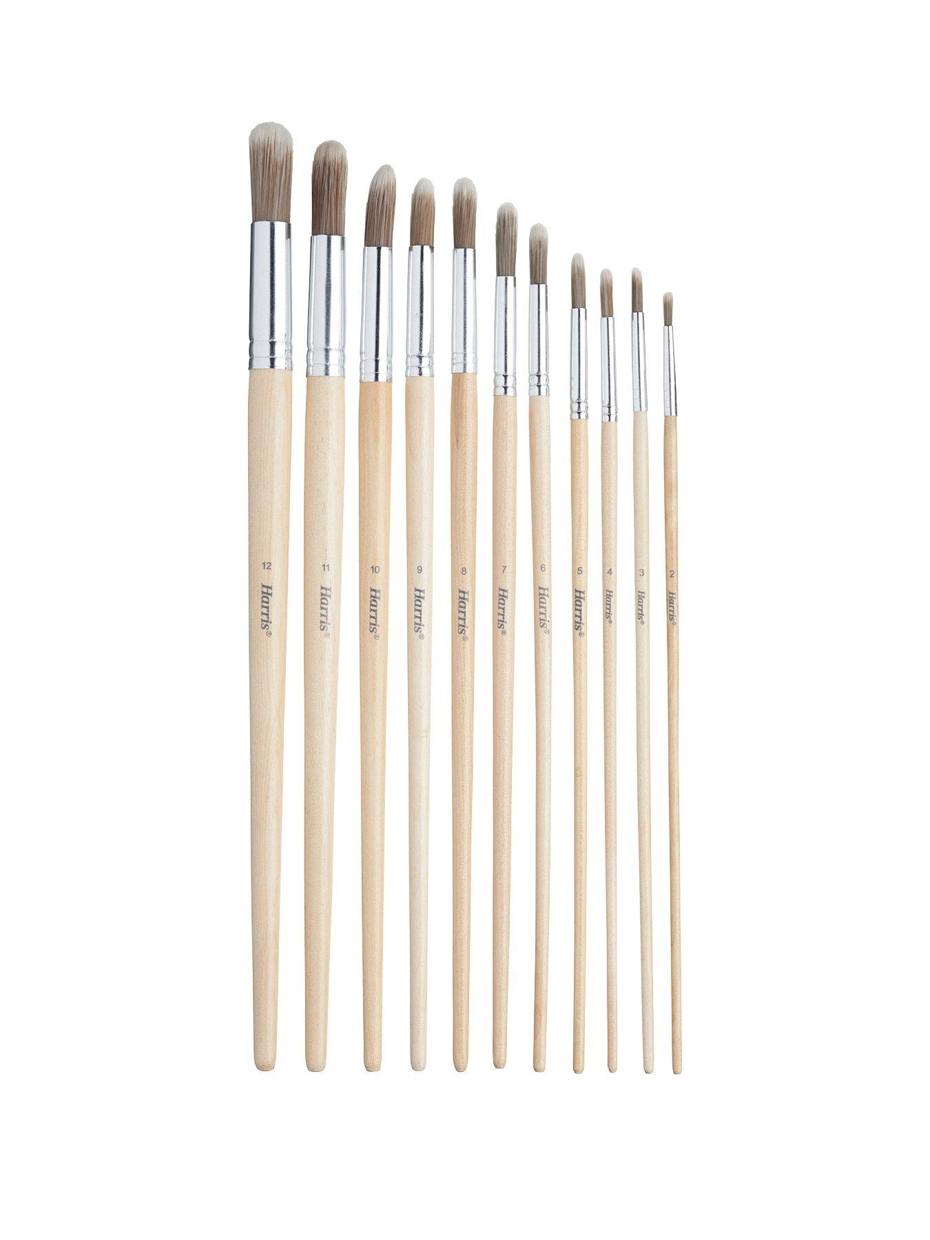 Product photograph of Harris Seriously Good Artist Paint Brushes 11 Pack from very.co.uk