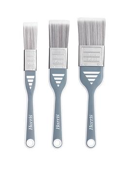 Product photograph of Harris Ultimate Walls Amp Ceilings Blade Paint Brushes 3 Pack from very.co.uk
