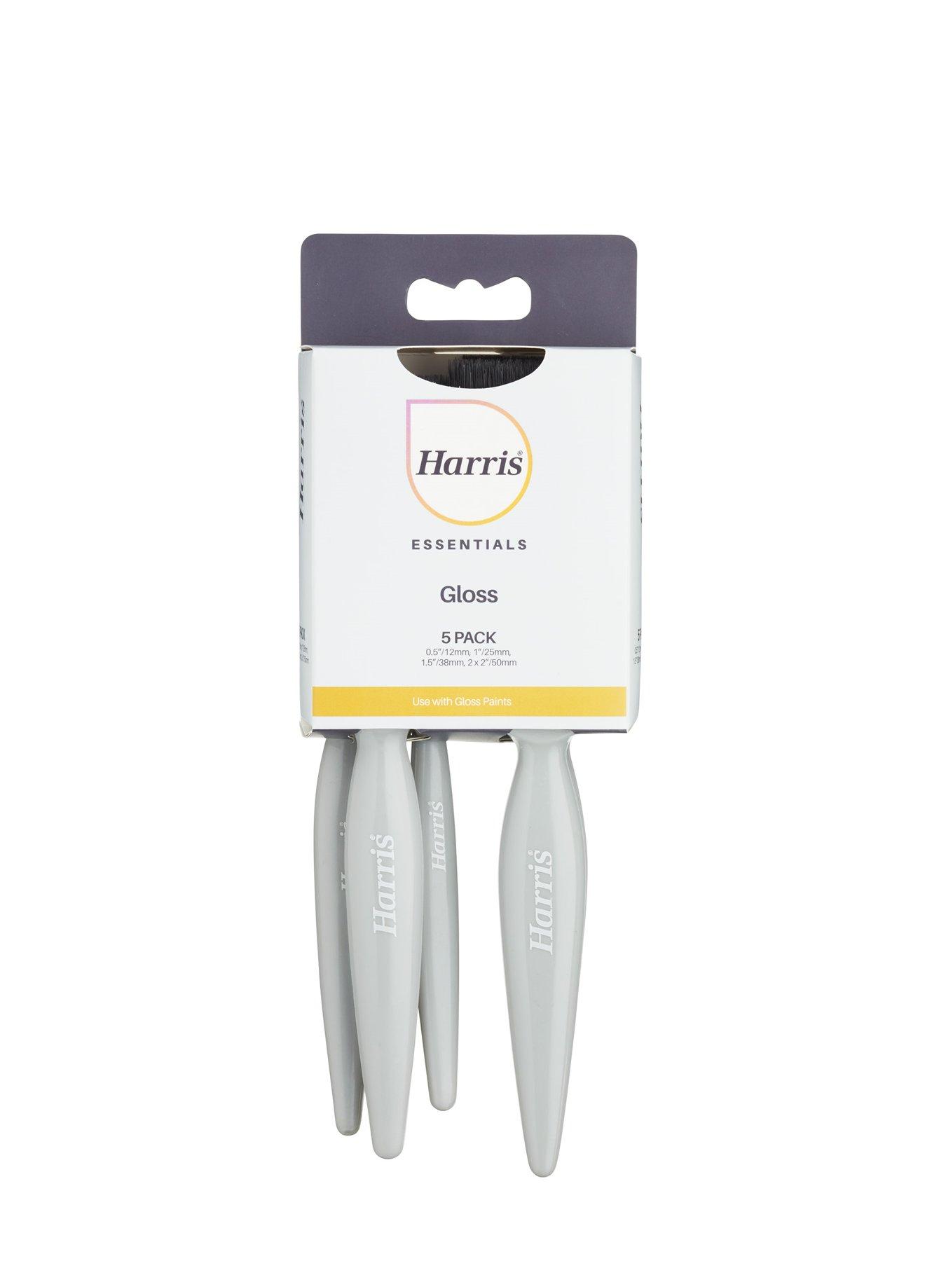 Image 2 of 2 of Harris Essentials Woodwork Gloss Paint Brushes 5 Pack