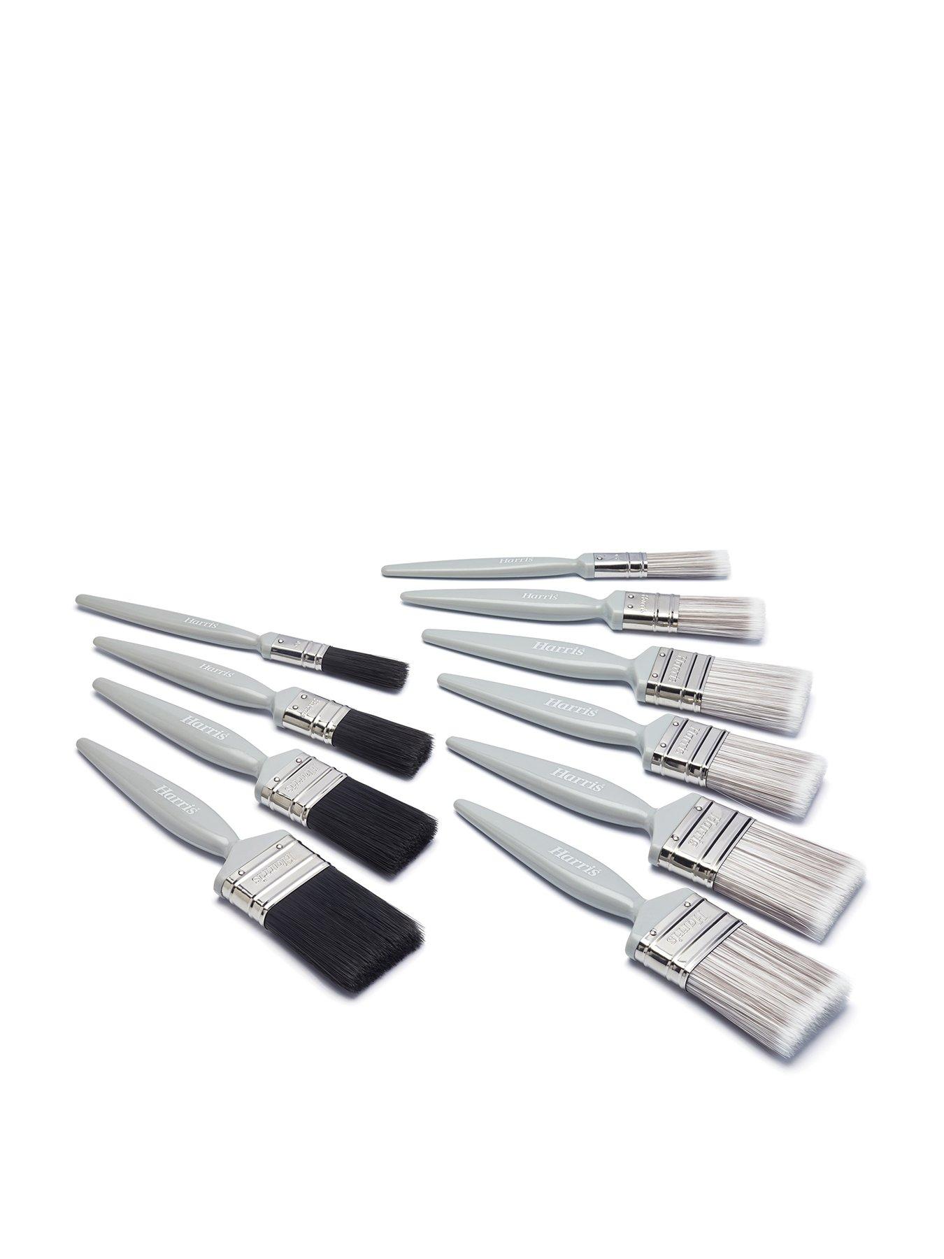 Product photograph of Harris Essentials Walls Amp Ceilings Amp Woodwork Paint Brushes 10 Pack from very.co.uk