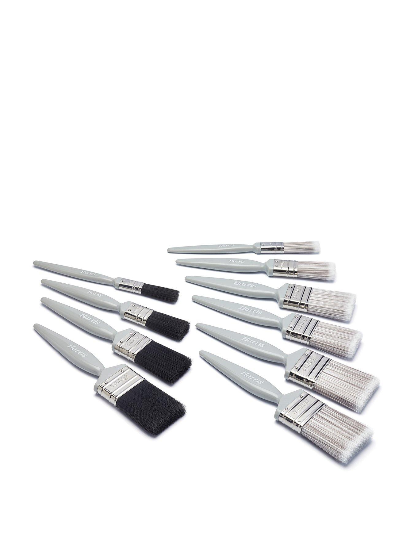 Image 1 of 2 of Harris Essentials Walls &amp; Ceilings &amp; Woodwork Paint Brushes 10 Pack