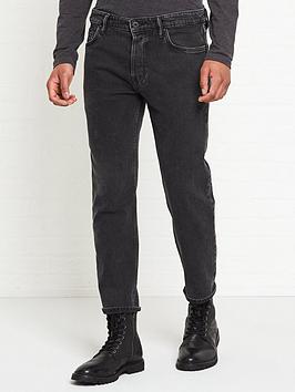 allsaints dean cropped slim jeans very