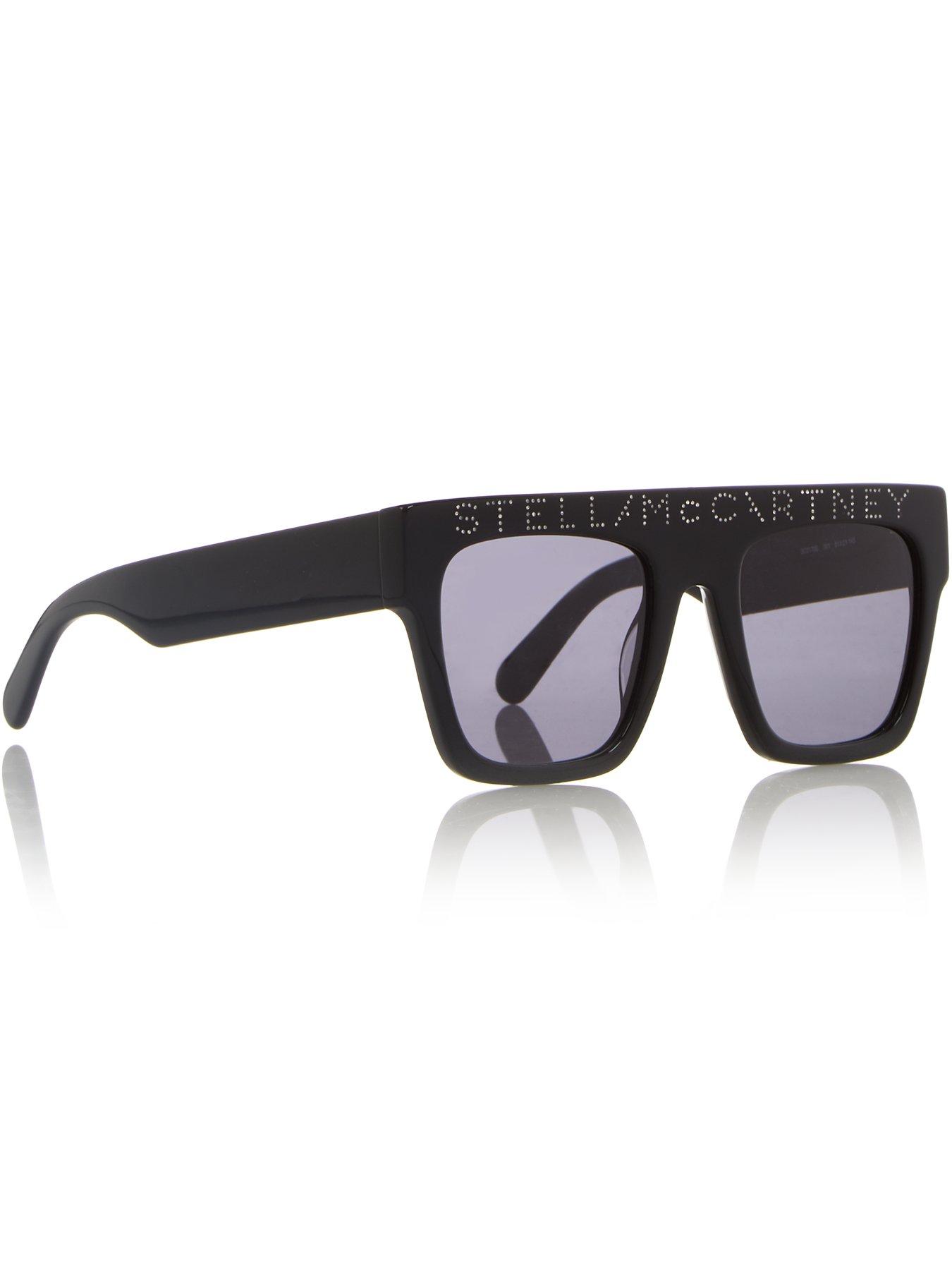 flat top shield sunglasses