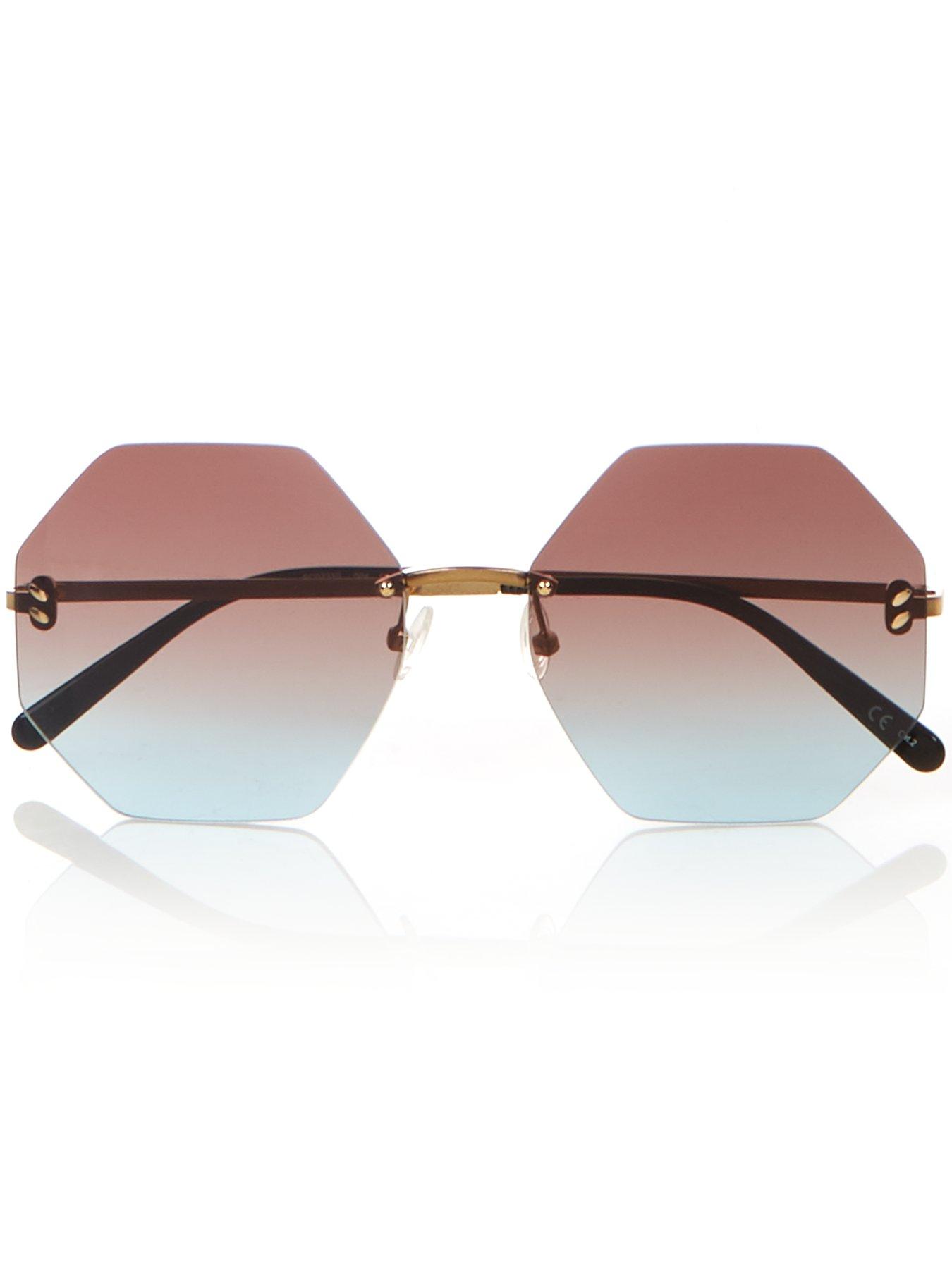 Stella Mccartney Frameless Hexagonal Sunglasses review