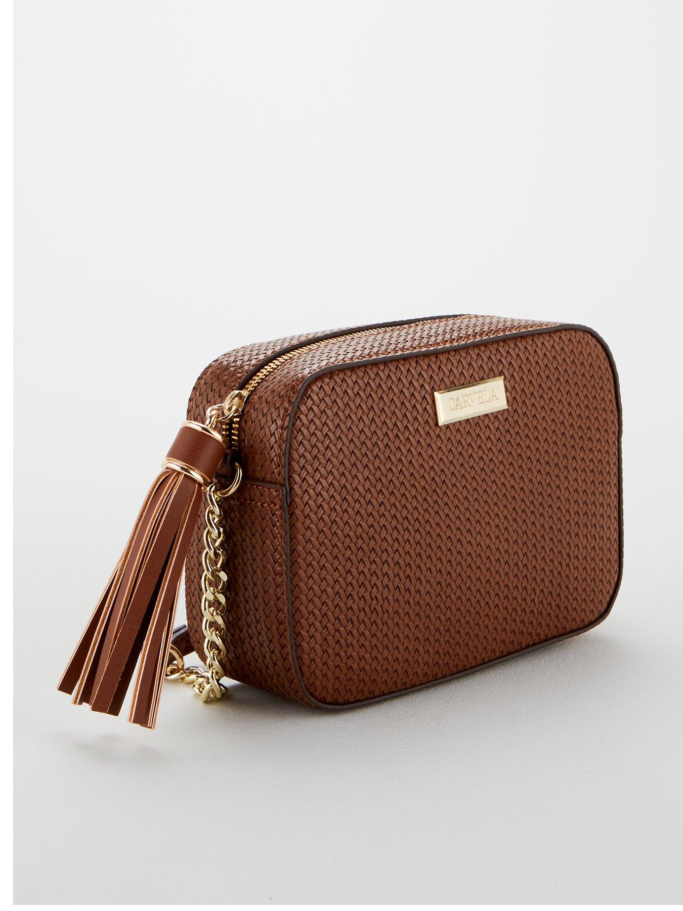 carvela tan cross body bag