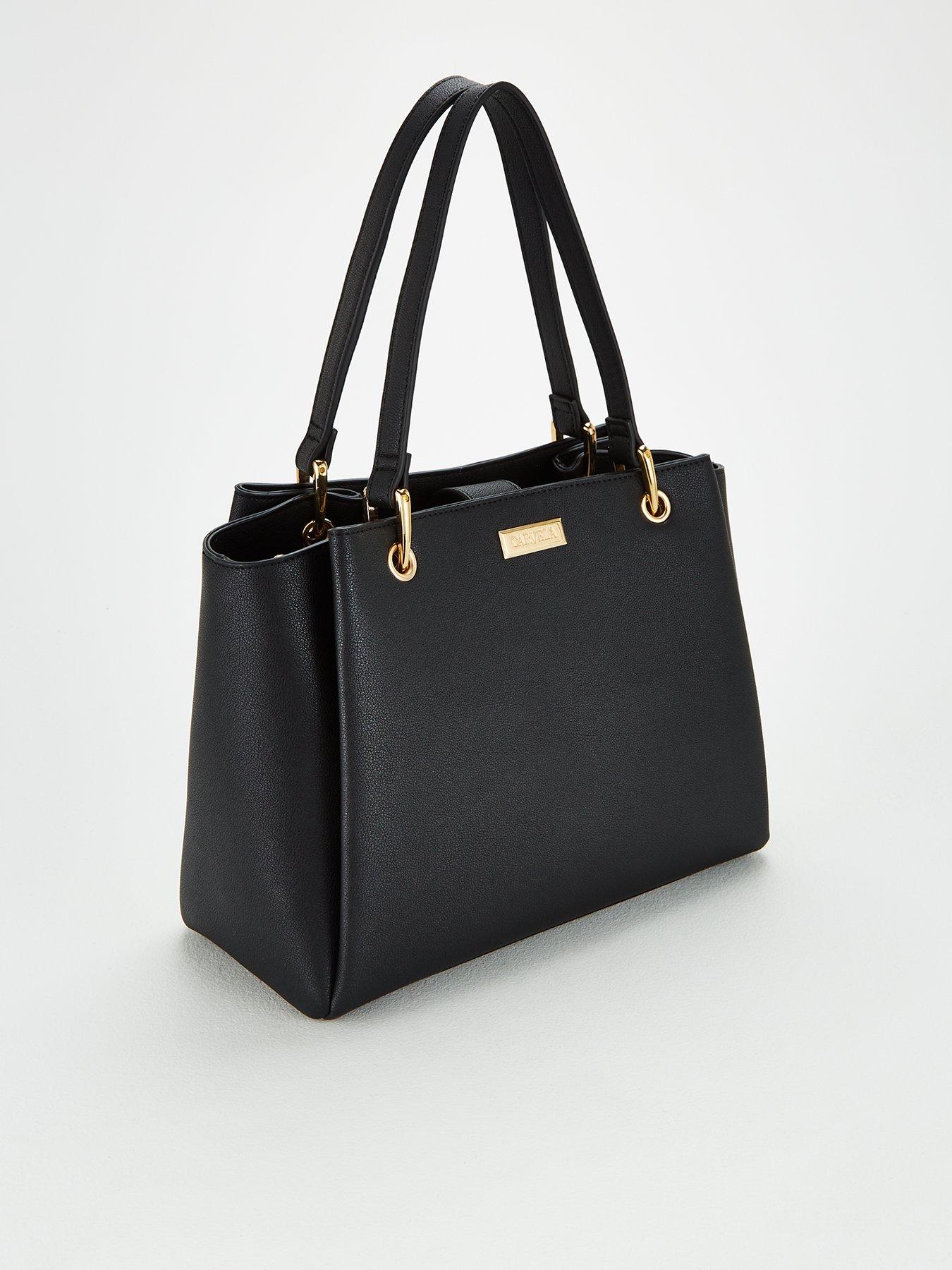 carvela black tote bag