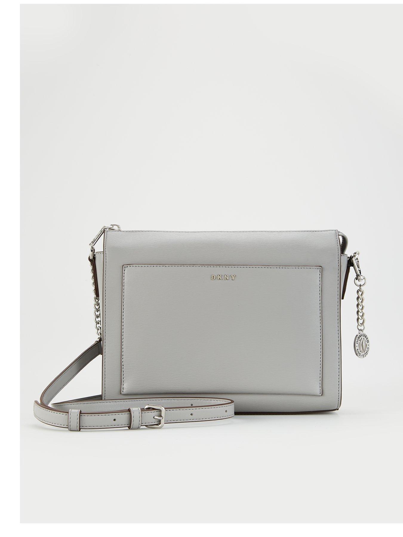 dkny grey crossbody bag