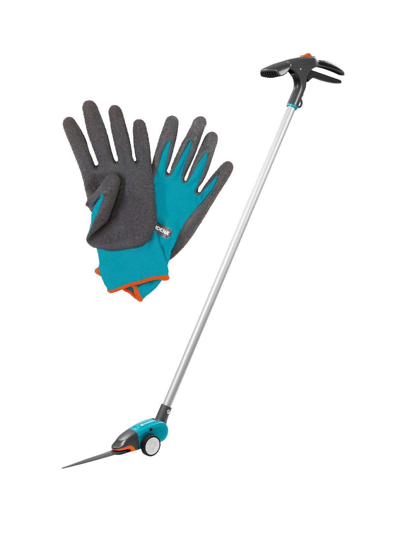 Product photograph of Gardena Long Handled Comfort Grass Shears Amp Free Gloves from very.co.uk