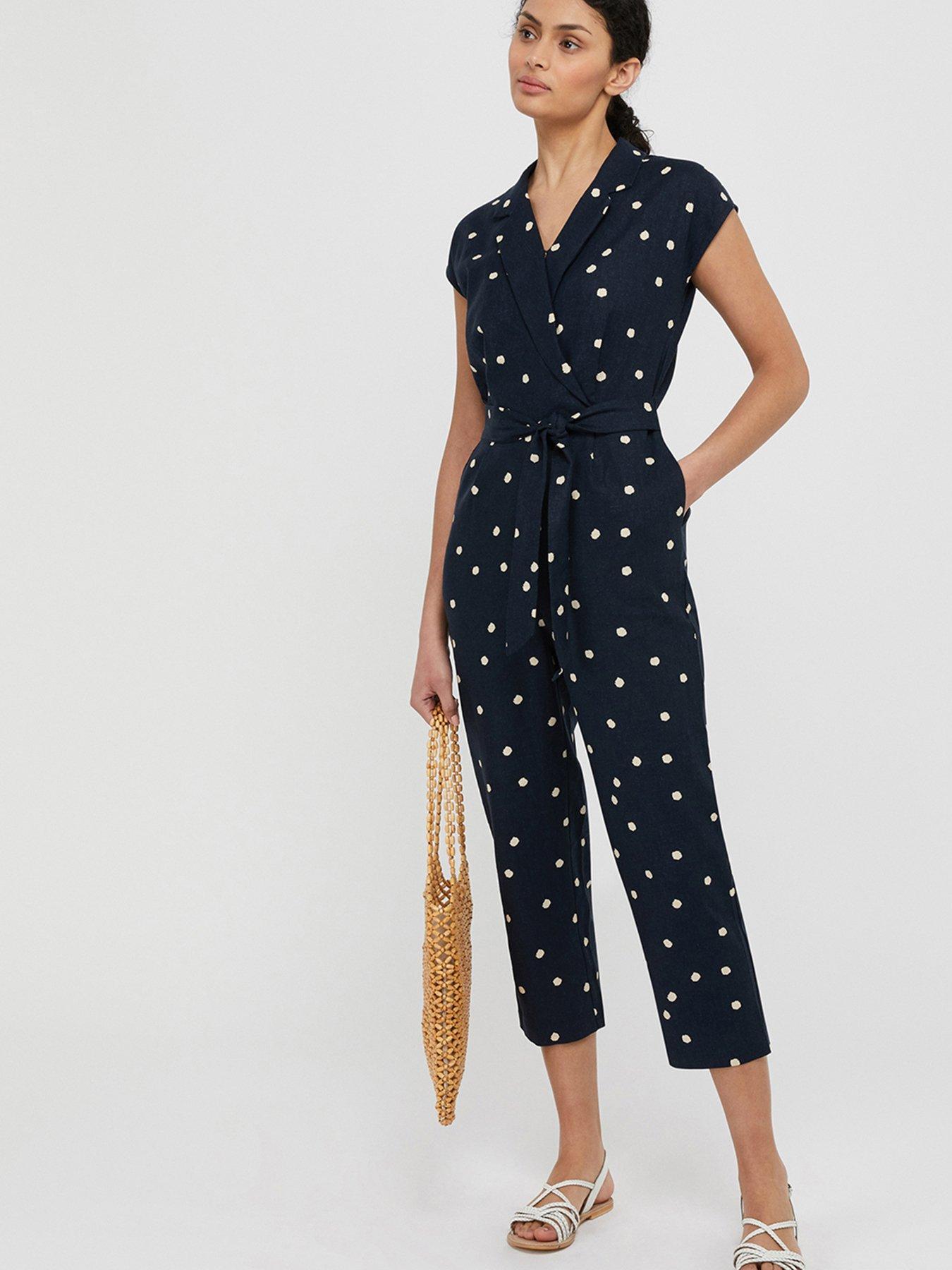 polka dot jumpsuit uk