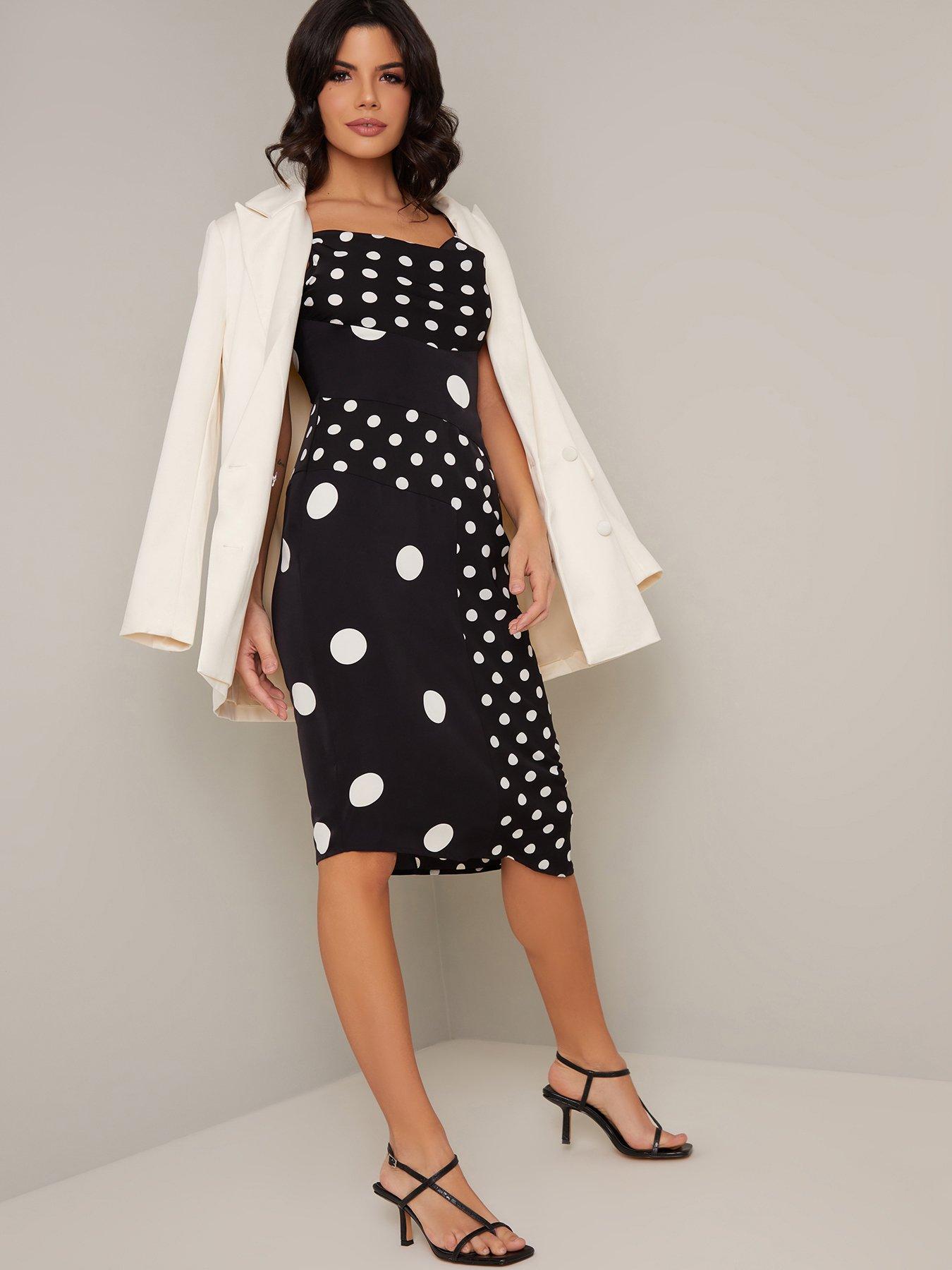 chi chi polka dot dress