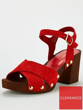 Carvela Bolder Heeled Sandal - Red | very.co.uk